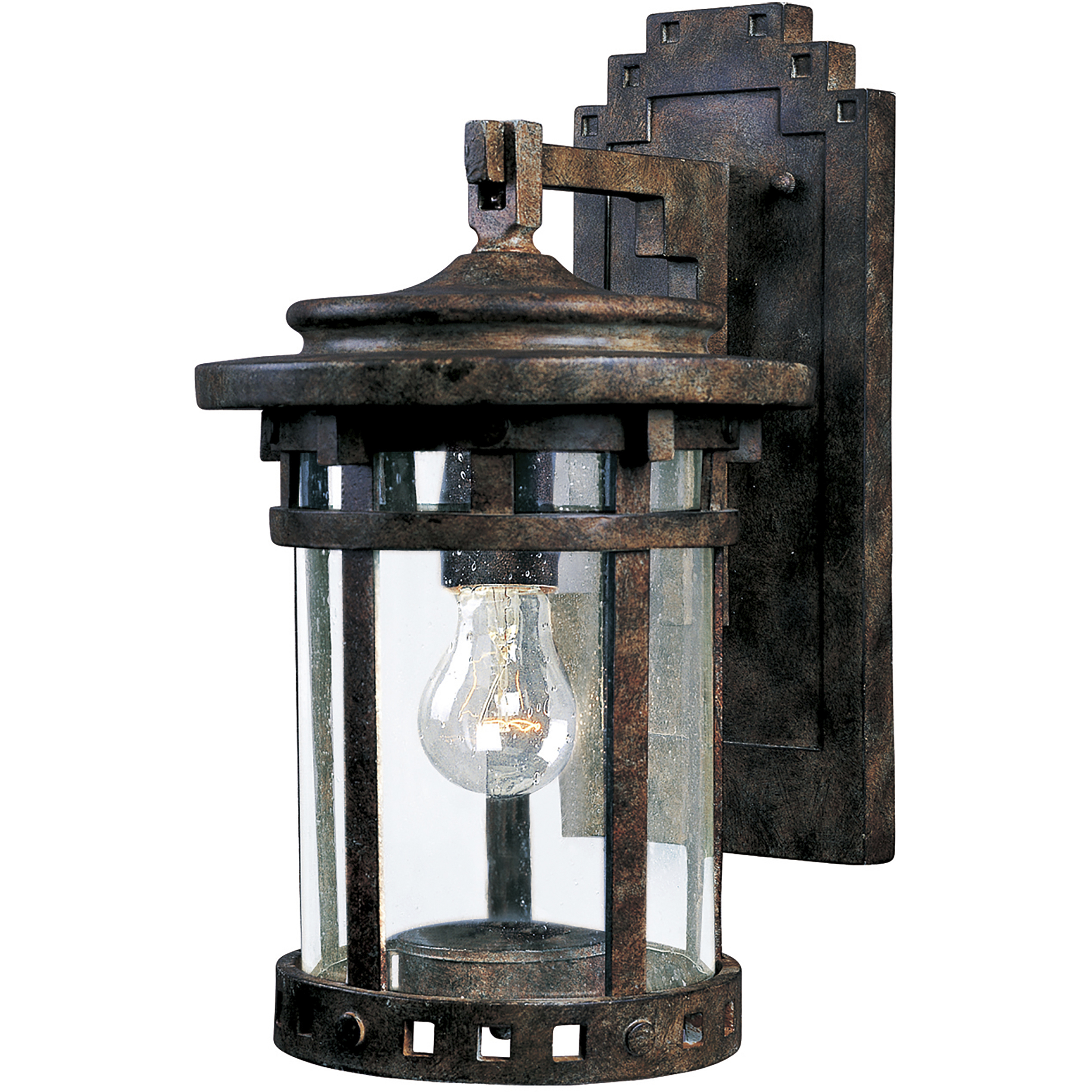 Santa Barbara VX 1 Light 13 inch Sienna Outdoor Wall Mount
