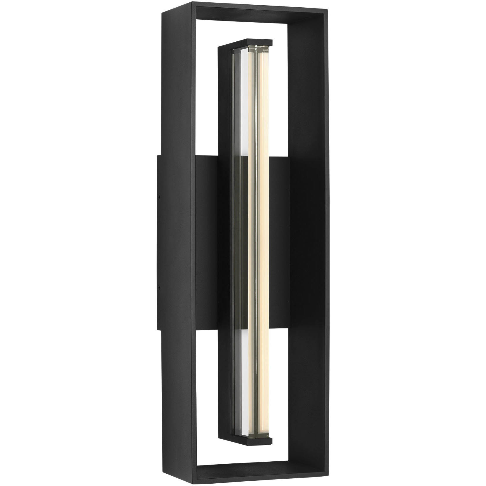 Sean Lavin Abner 30 inch Textured Black Outdoor Wall Lantern