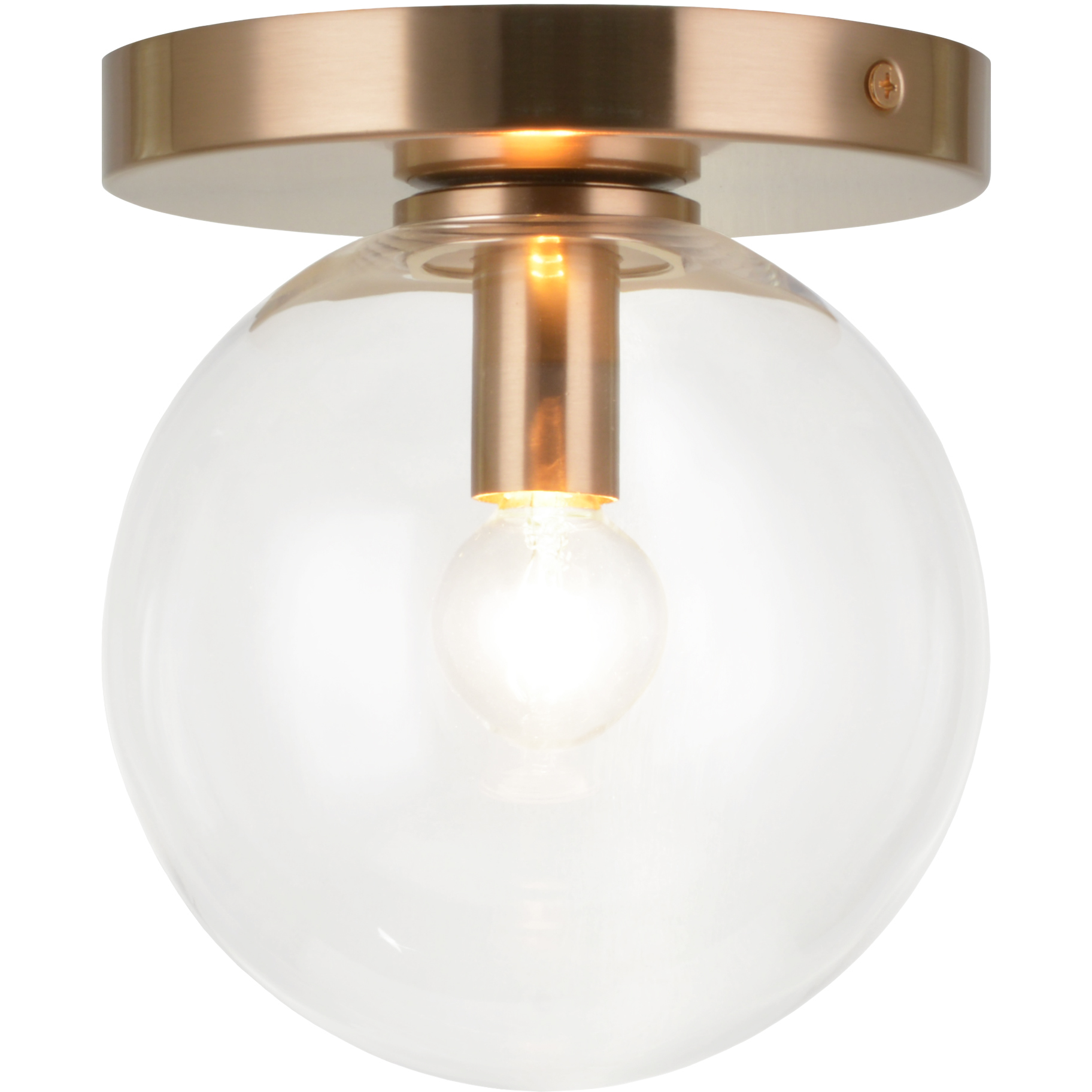 Cosmo 1 Light 5.88 inch Aged Gold Brass Wall Sconce Wall Light in Aged Gold Brass and Clear
