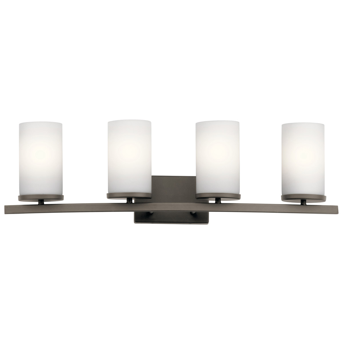 Crosby 4 Light 31 inch Olde Bronze Wall Mt Bath 4 Arm Wall Light