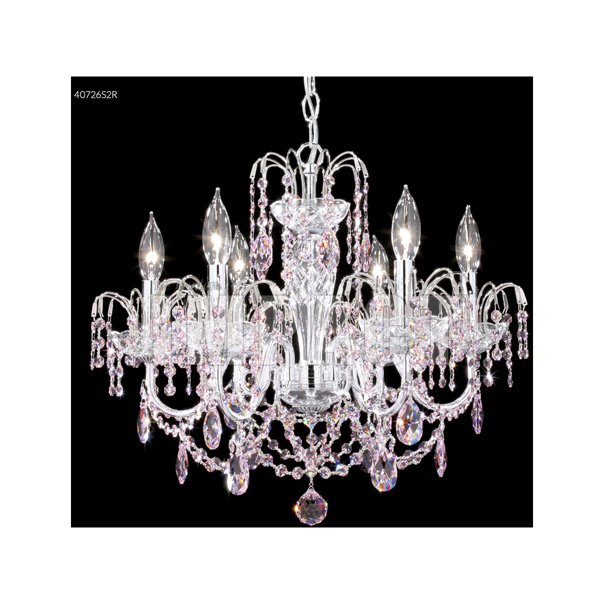 Regalia 6 Light 21 inch Silver Chandelier Ceiling Light