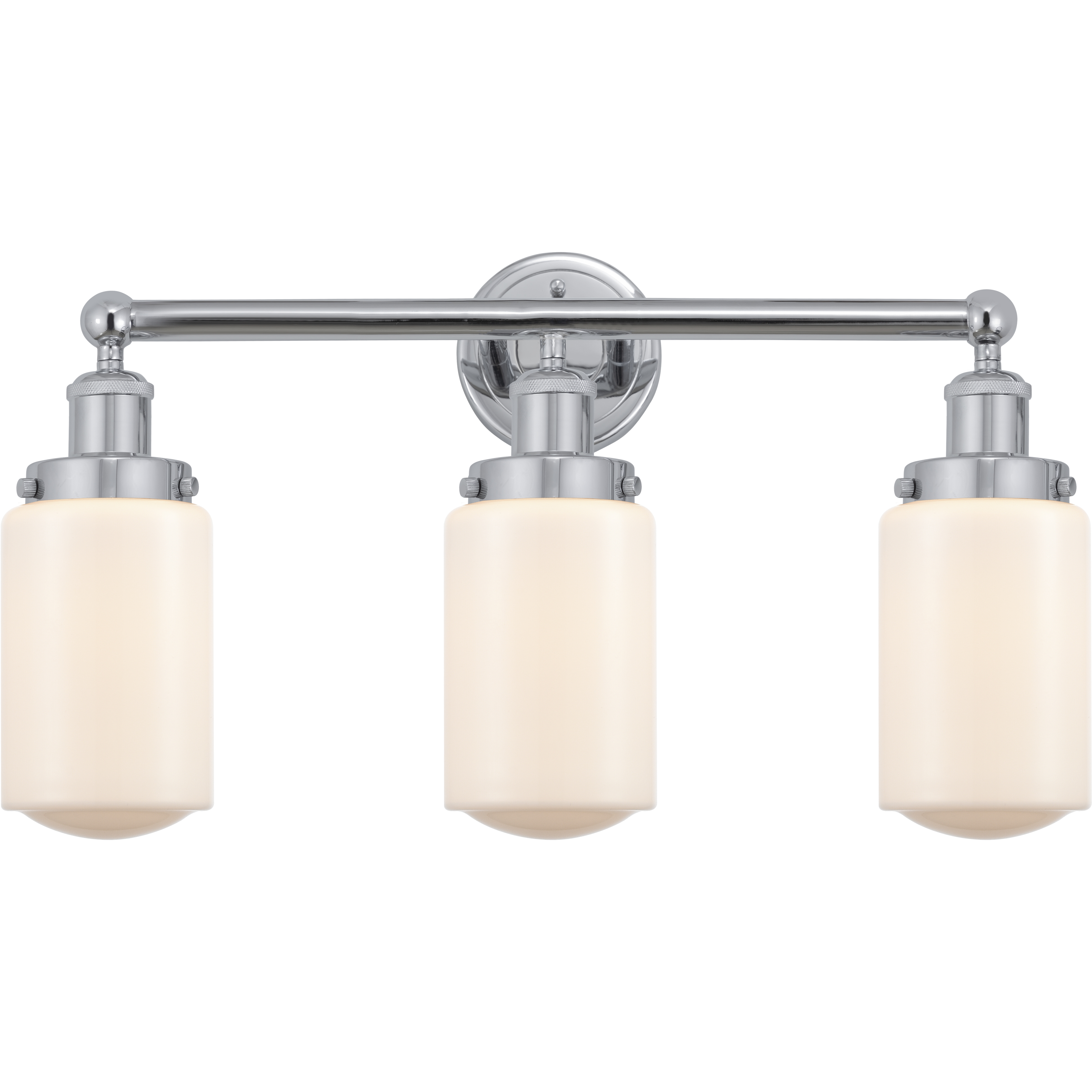 Dover 3 Light 24.5 inch Polished Chrome Bath Vanity Light Wall Light