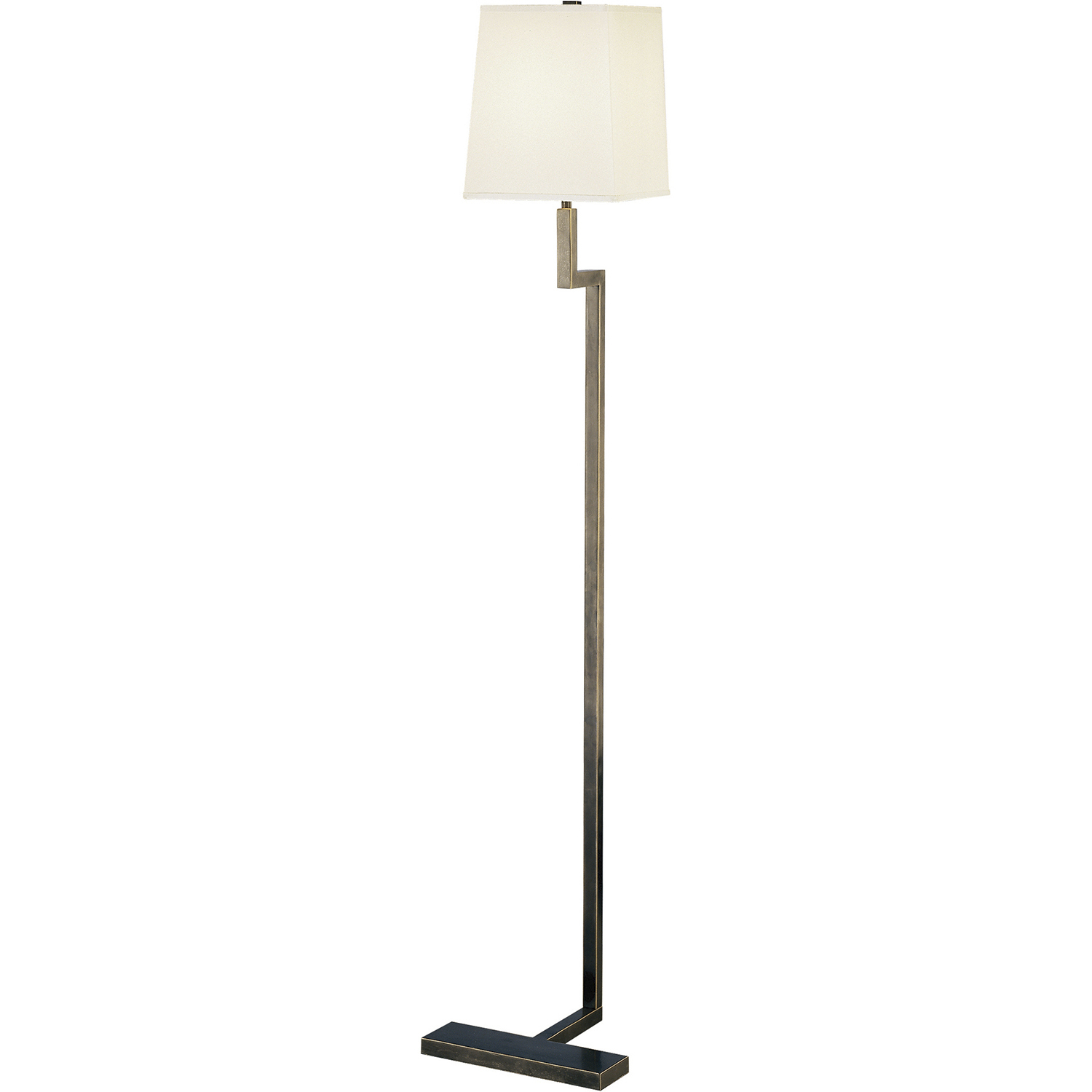 Doughnut 48.75 inch 100 watt Deep Patina Bronze Floor Lamp Portable Light in Snowflake