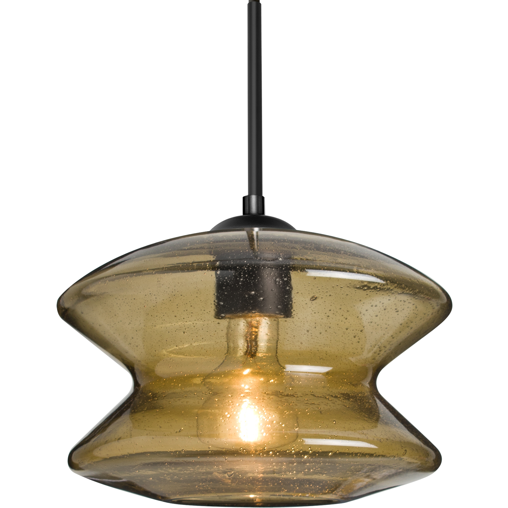 Zen 1 Light Black Cord Pendant Ceiling Light
