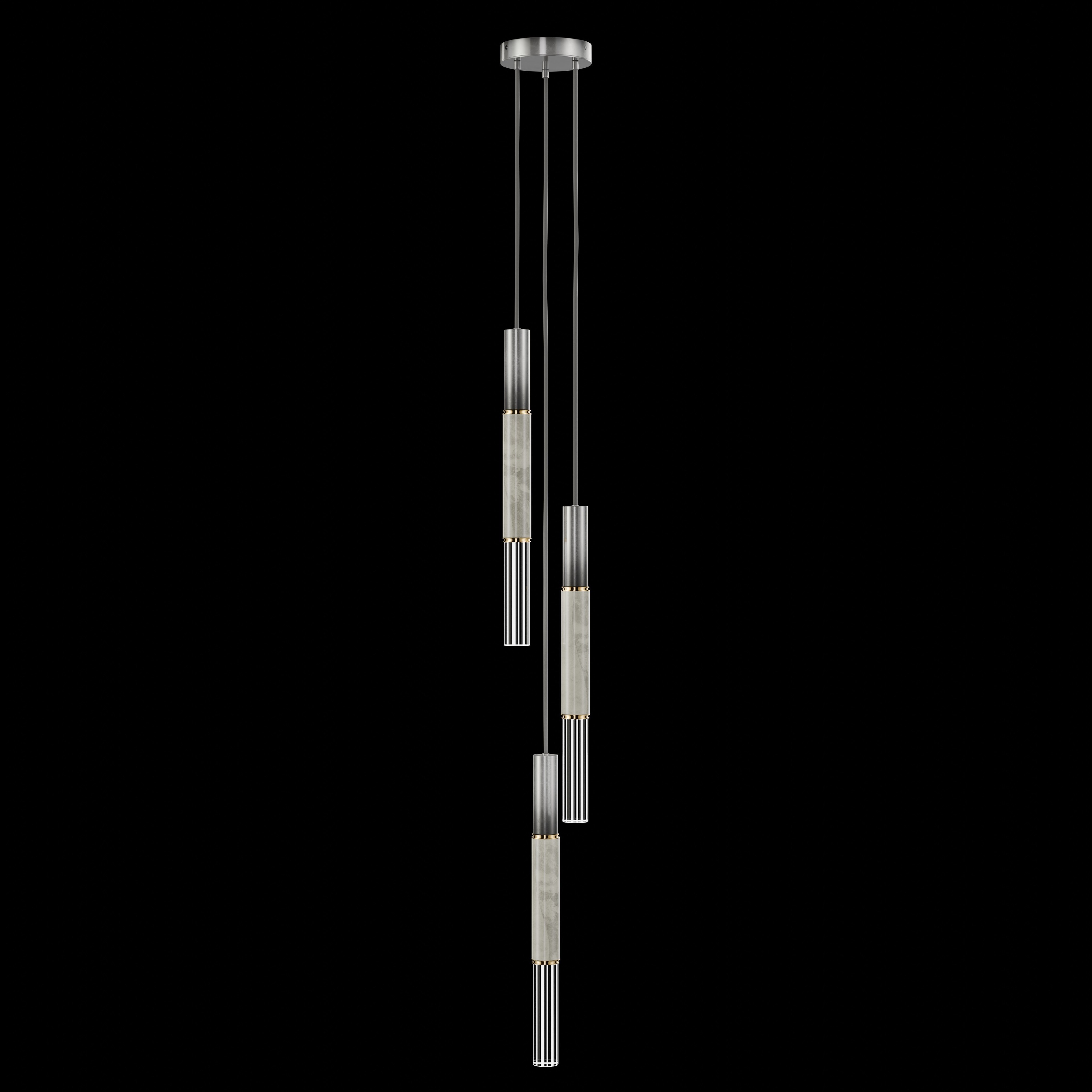 Antonia 3 Light 8.5 inch Silver Pendant Ceiling Light
