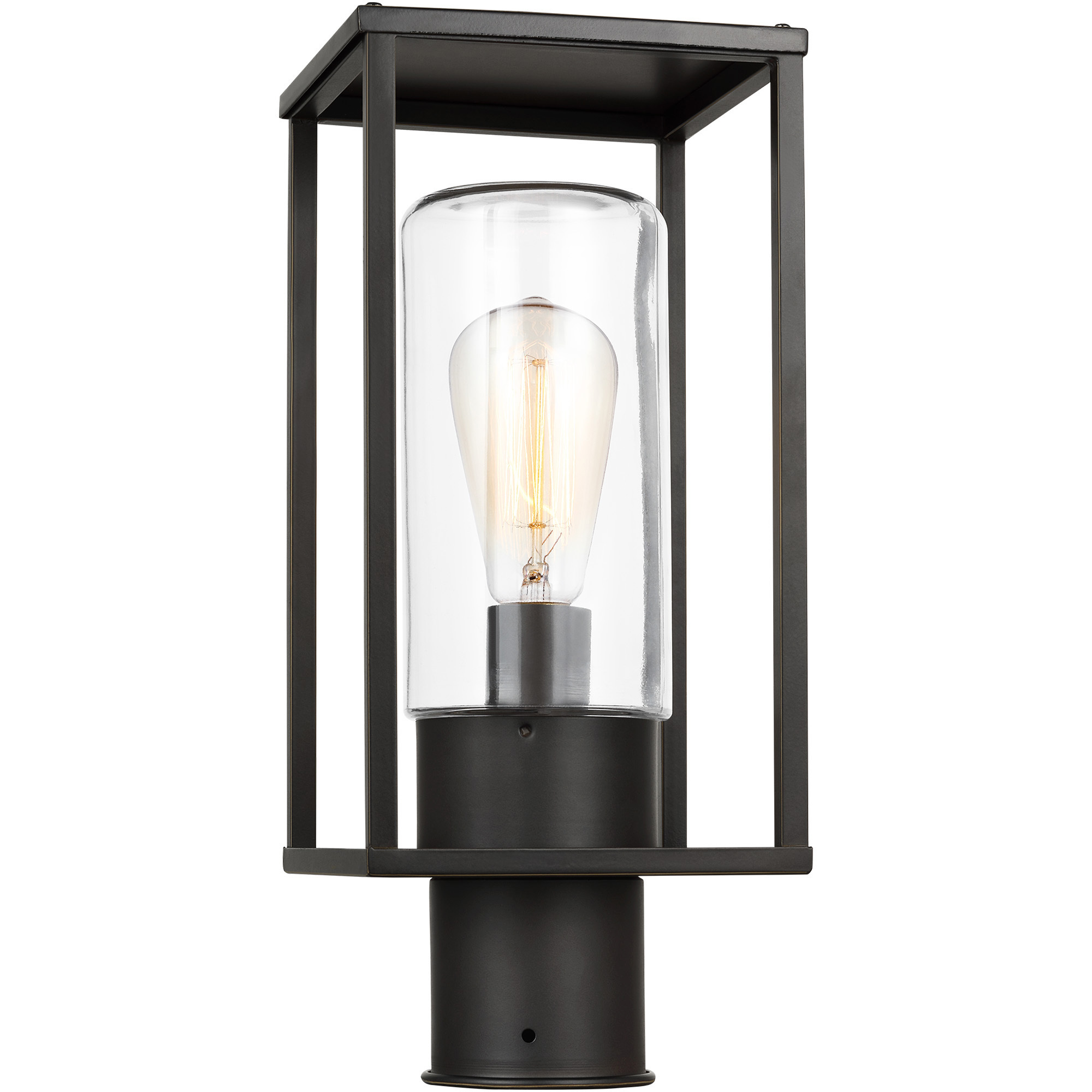 Vado 1 Light 15 inch Antique Bronze Post Lantern