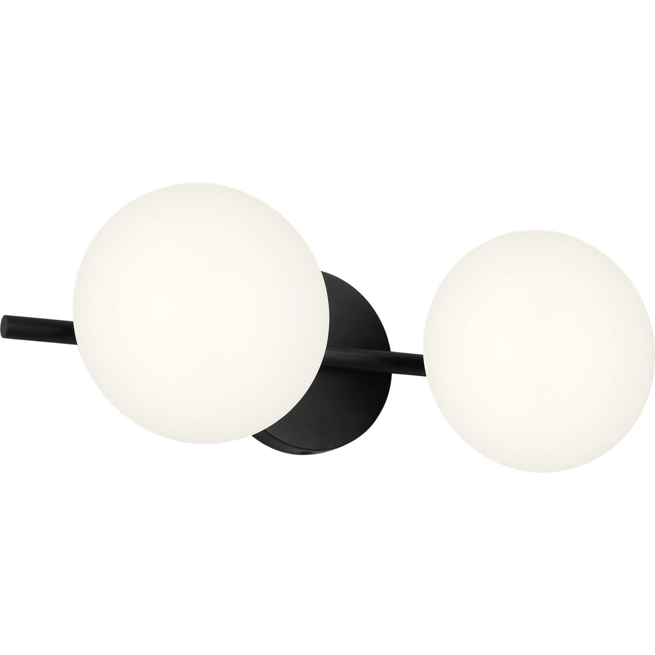 ED Ellen DeGeneres Lune 2 Light 17.88 inch Aged Iron Vanity Light Wall Light