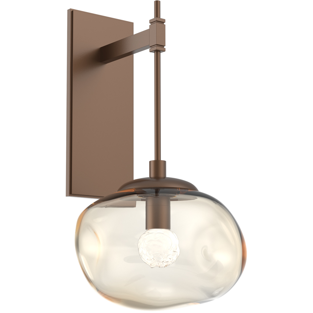 Nova LED LED 10 inch Burnished Bronze Indoor Sconce Wall Light, Tempo Nebula