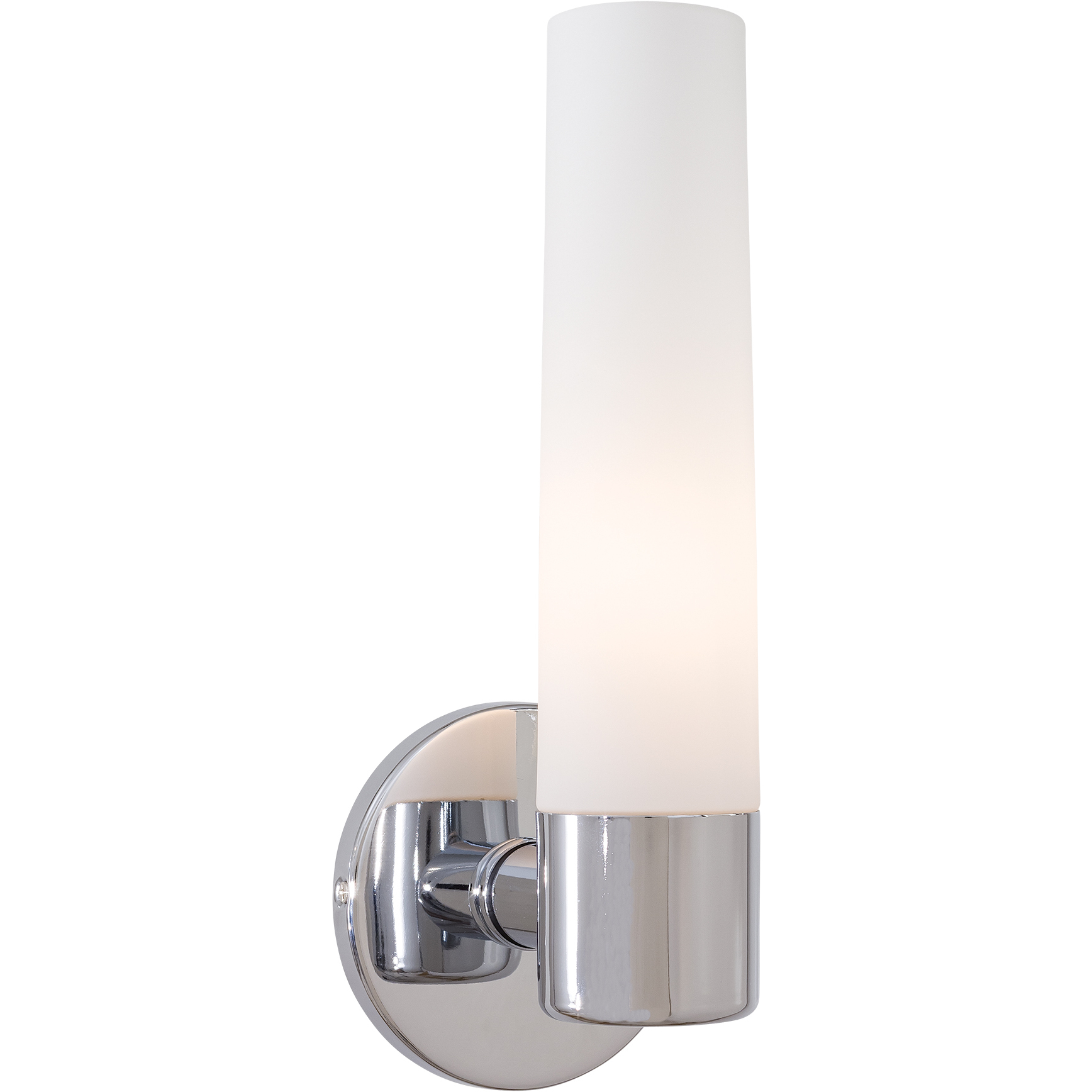 Saber 1 Light 4.75 inch Chrome Wall Sconce Wall Light in Incandescent