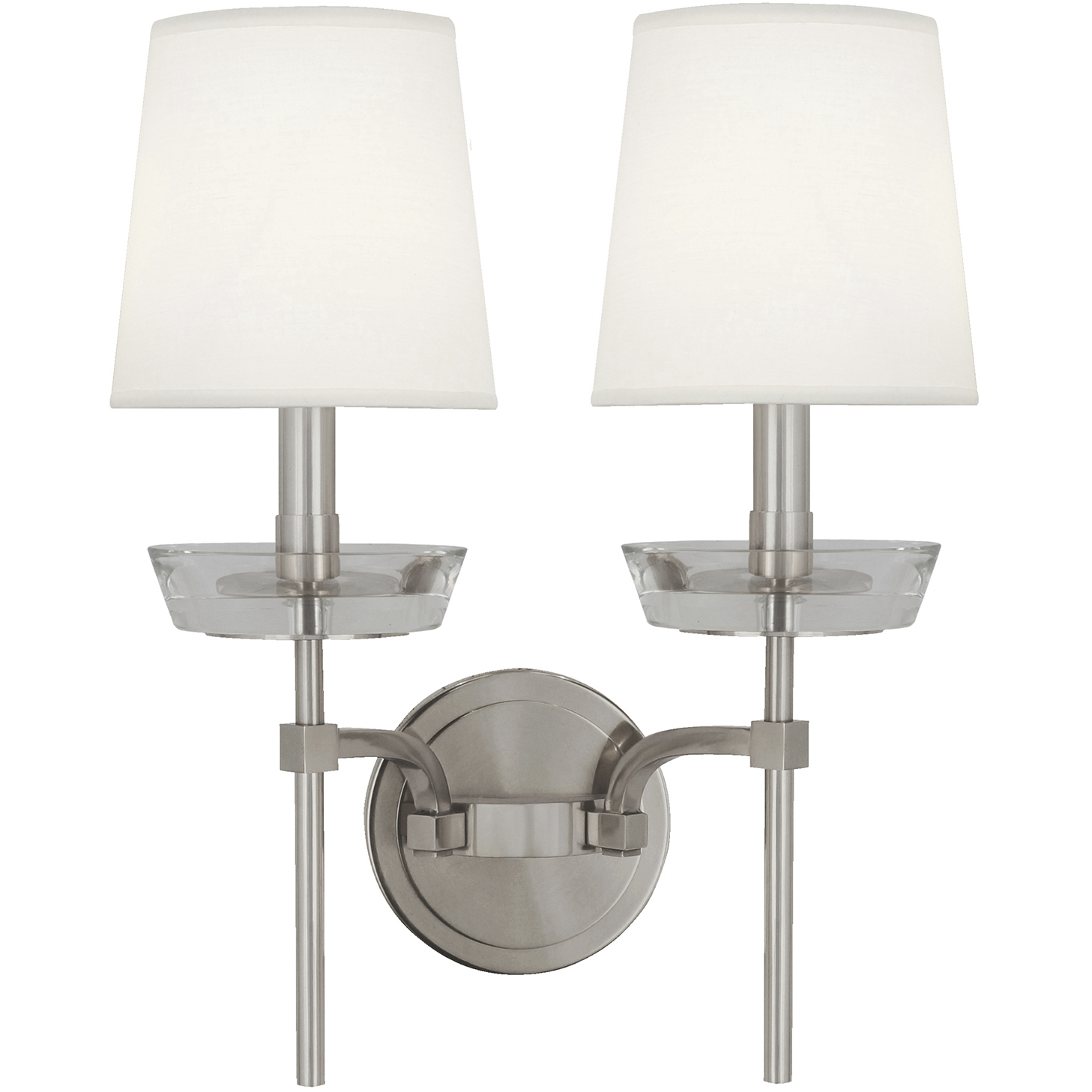 Cristallo LED 14.75 inch Polished Nickel with Lucite Wallchiere Wall Light