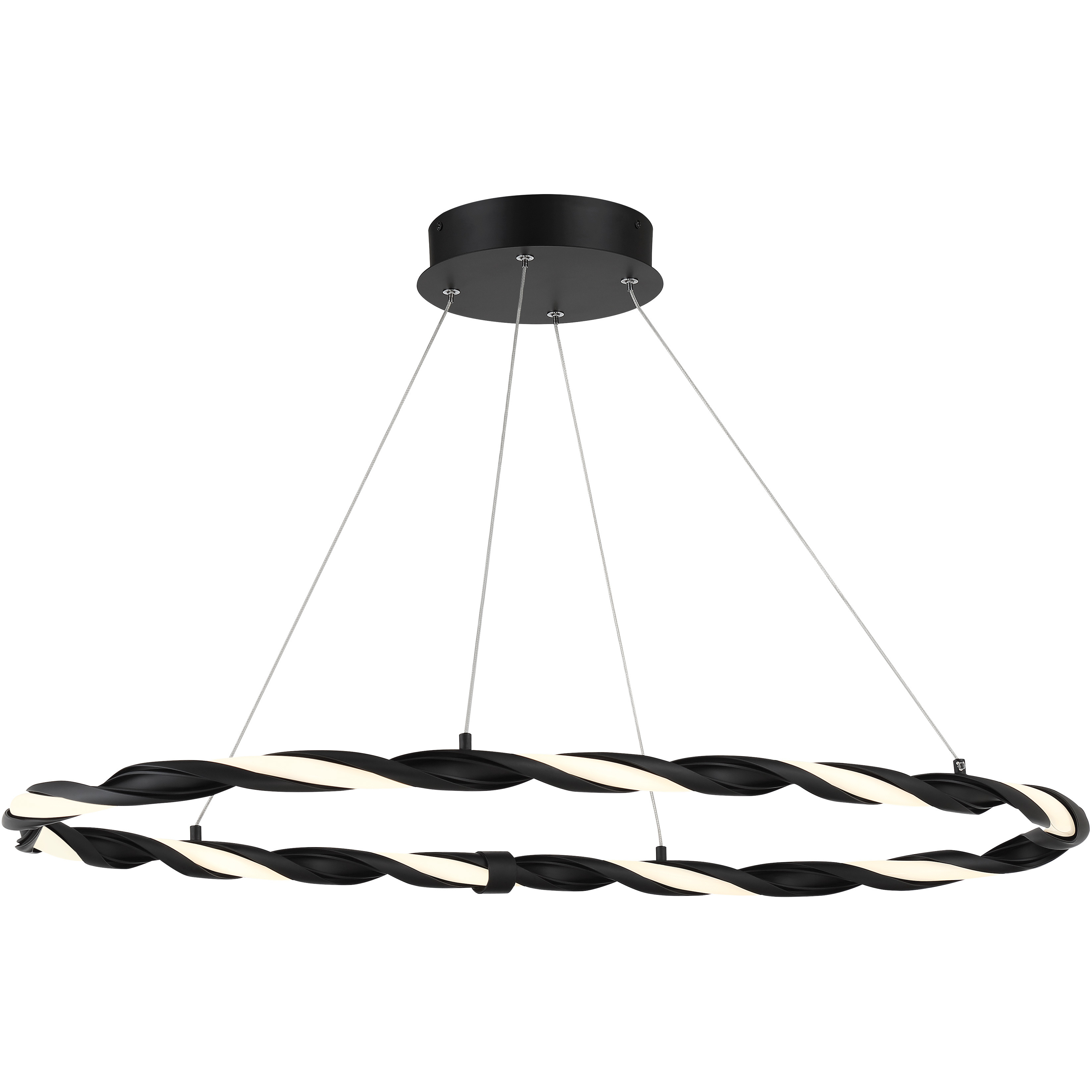 Convolution LED 36.75 inch Coal Pendant Ceiling Light