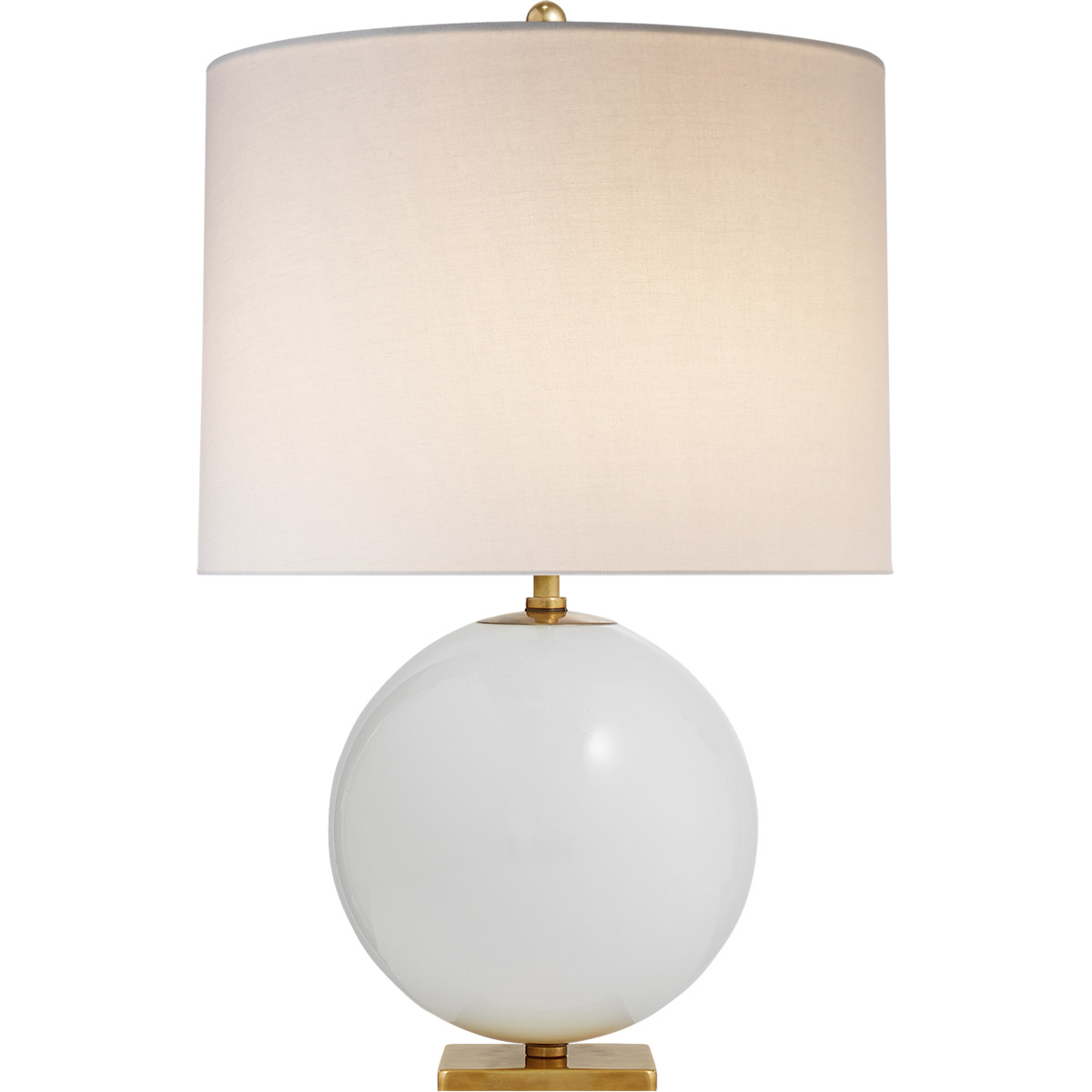kate spade new york Elsie 25.5 inch 100 watt Cream Table Lamp Portable Light in Cream Linen