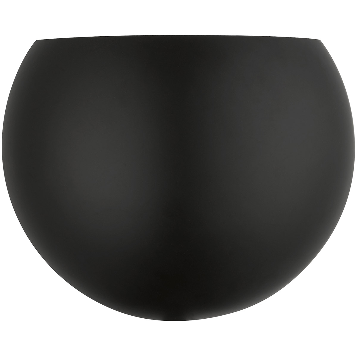 Piedmont 1 Light 9.75 inch Black ADA Half Moon Sconce Wall Light