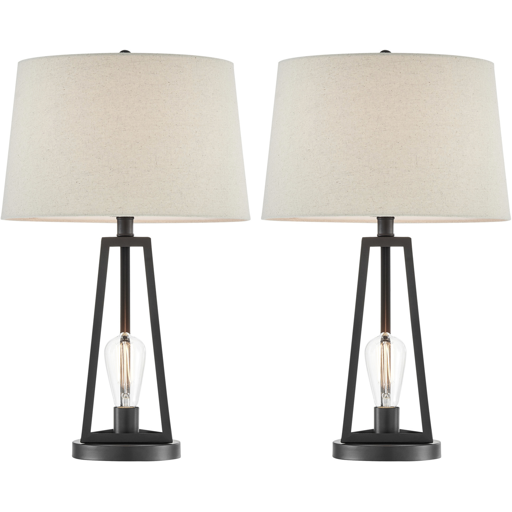 Galini 24.5 inch 60.00 watt Black Table Lamp Portable Light