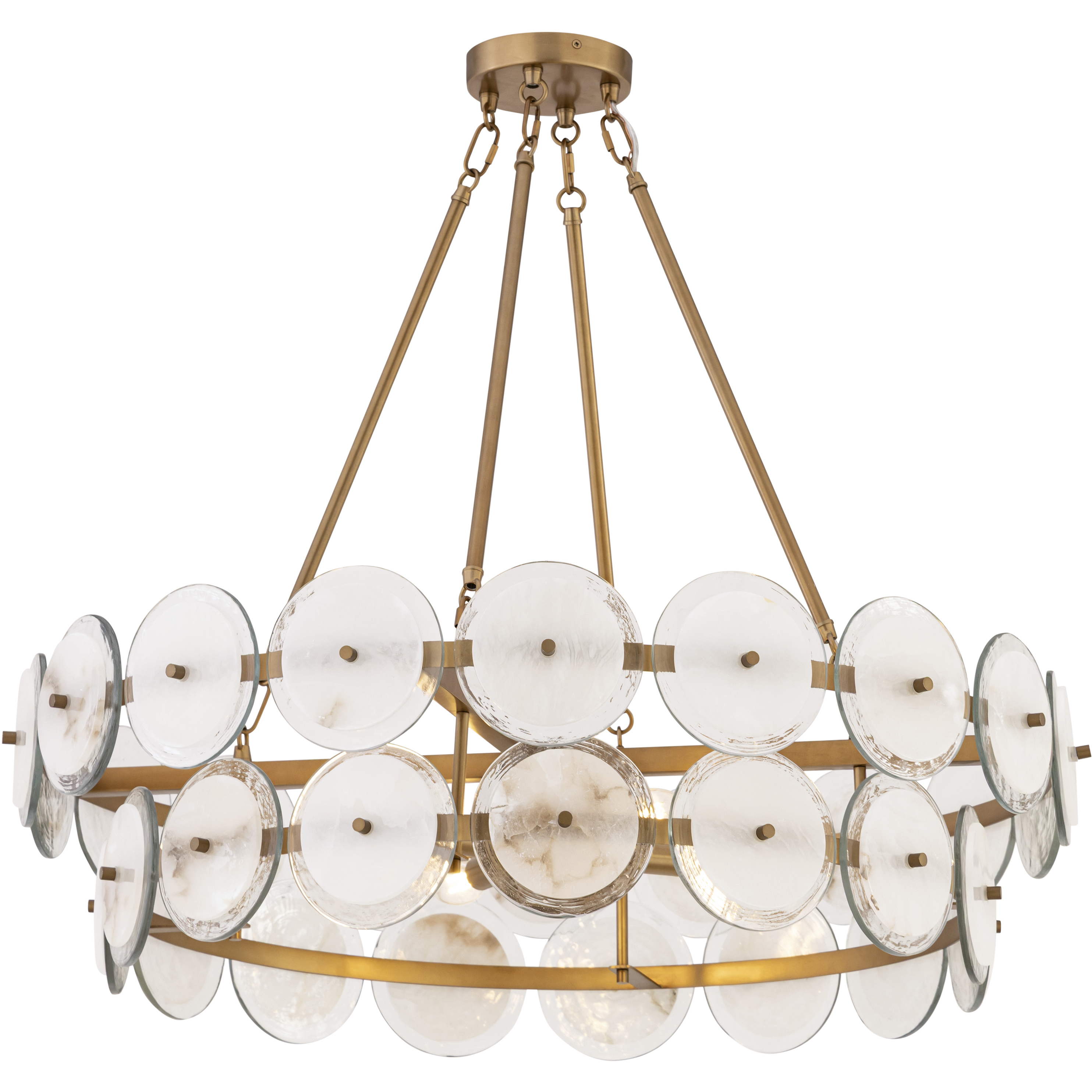 Kintrel 4 Light 31.5 inch Legacy Brass Pendant Ceiling Light