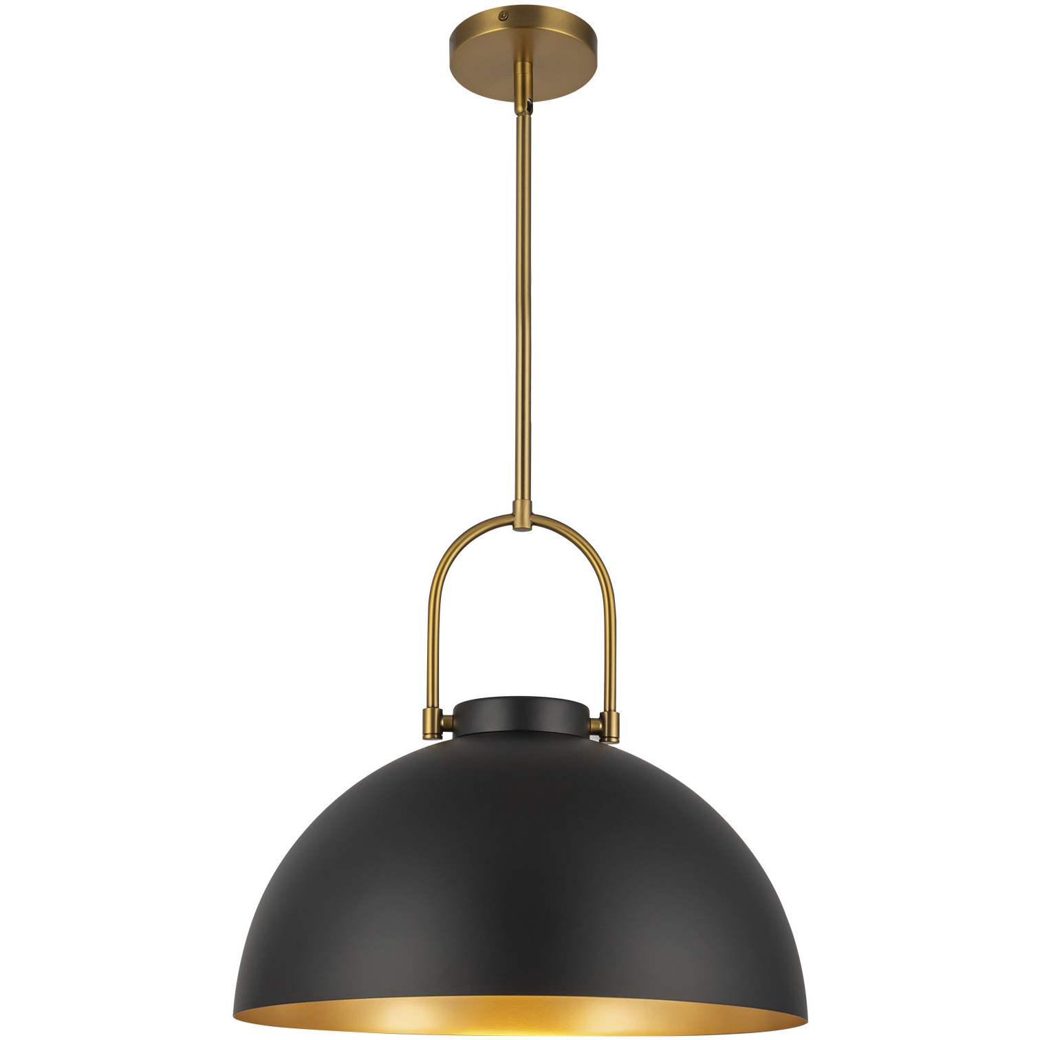 Alora Mood Harper 1 Light 15.75 inch Matte Black Pendant Ceiling Light