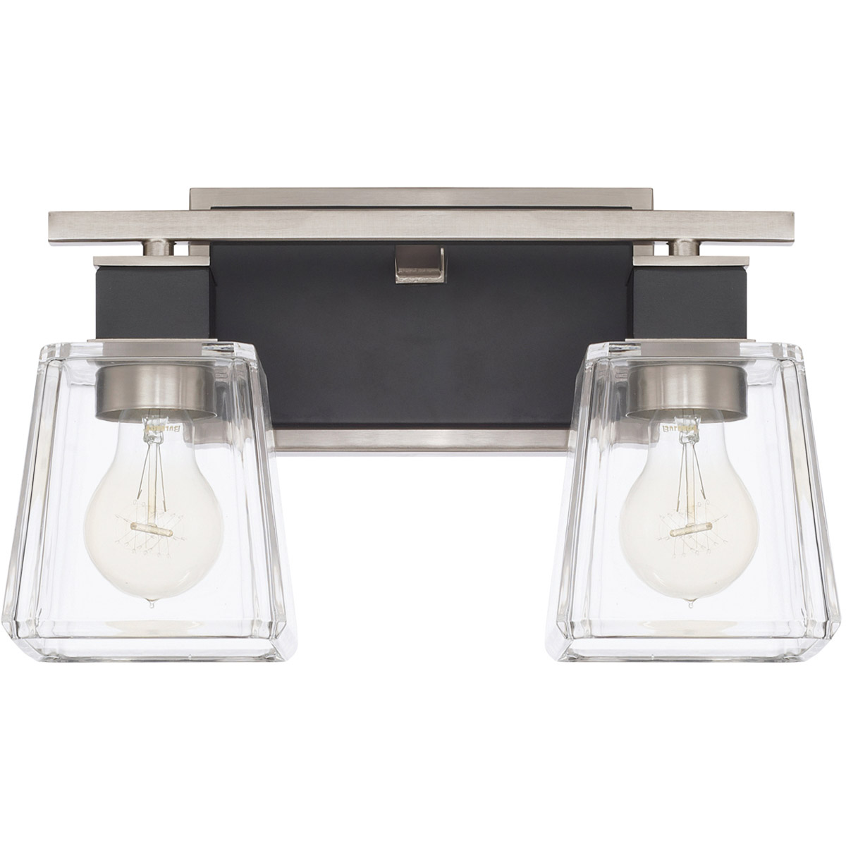 Tux 2 Light 14 inch Black Tie Vanity Light Wall Light