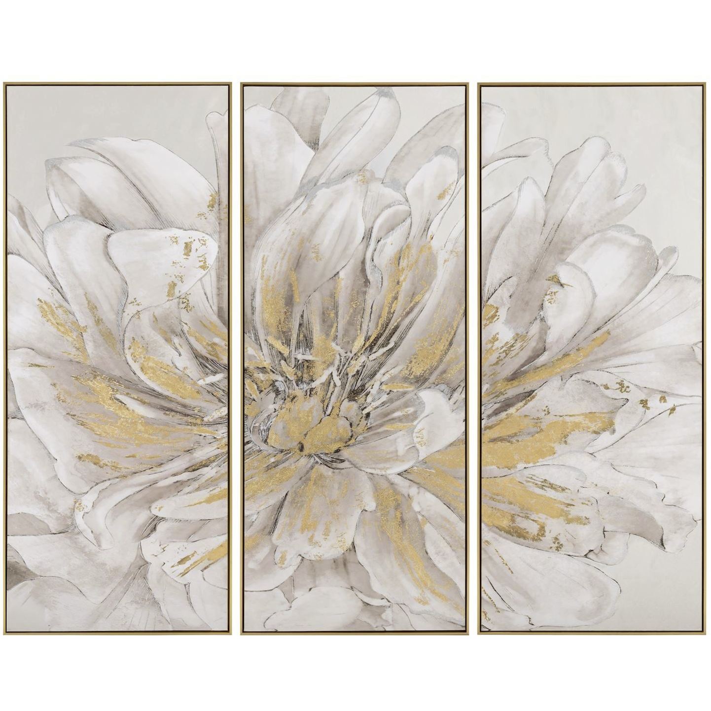 Thomas Hazelhurst's Small Pristine Petals Wall Decor, Set of 3