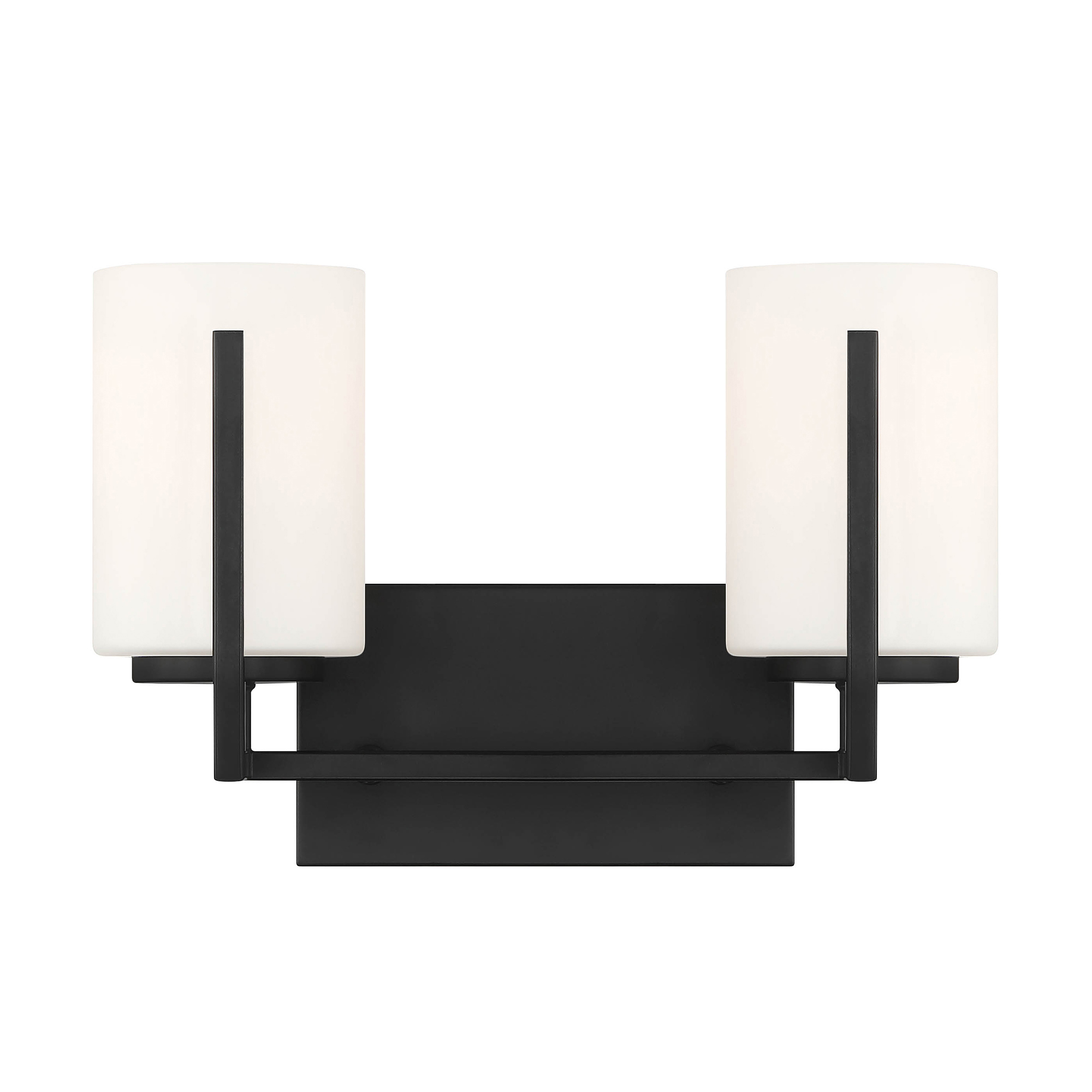 Cambria 2 Light 14 inch Matte Black Vanity Light Wall Light