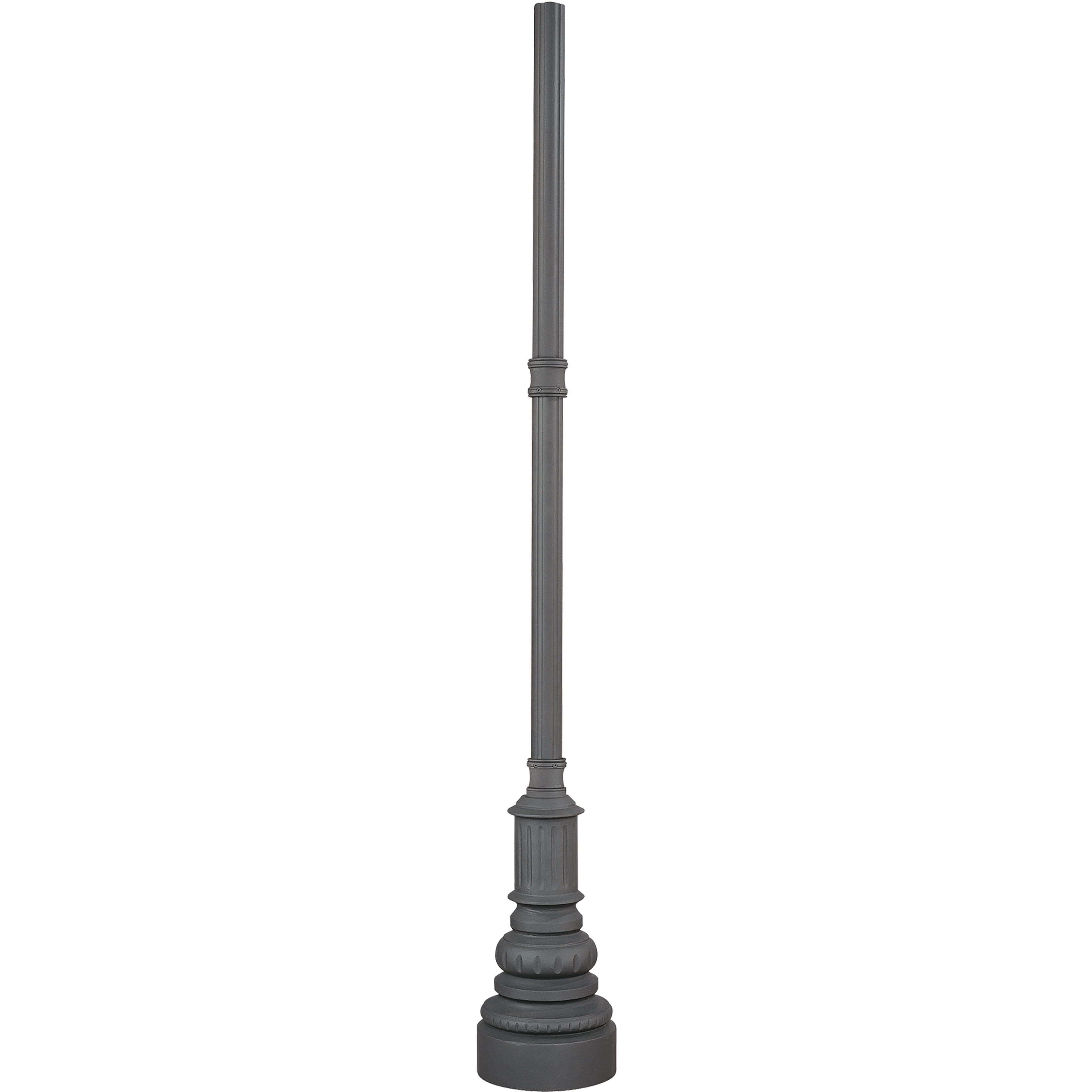 The Great Outdoors 96 inch Coal Outdoor Post With Base, The Great Outdoors