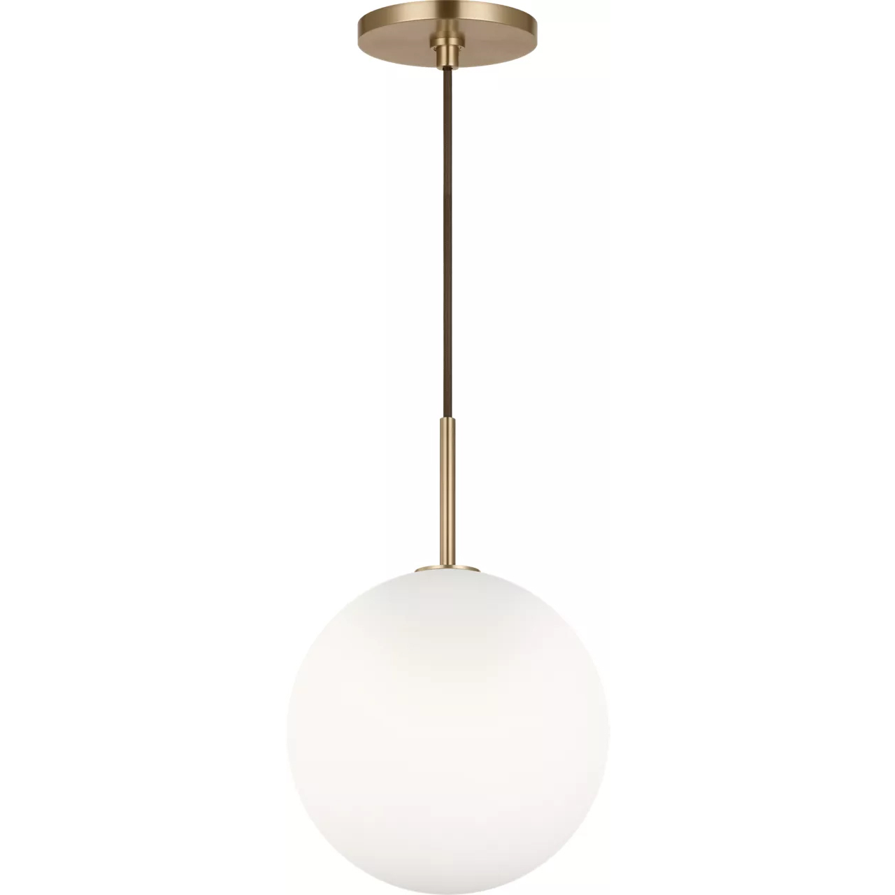Richard June Sorelle 1 Light 12 inch Estate Brass Pendant Ceiling Light