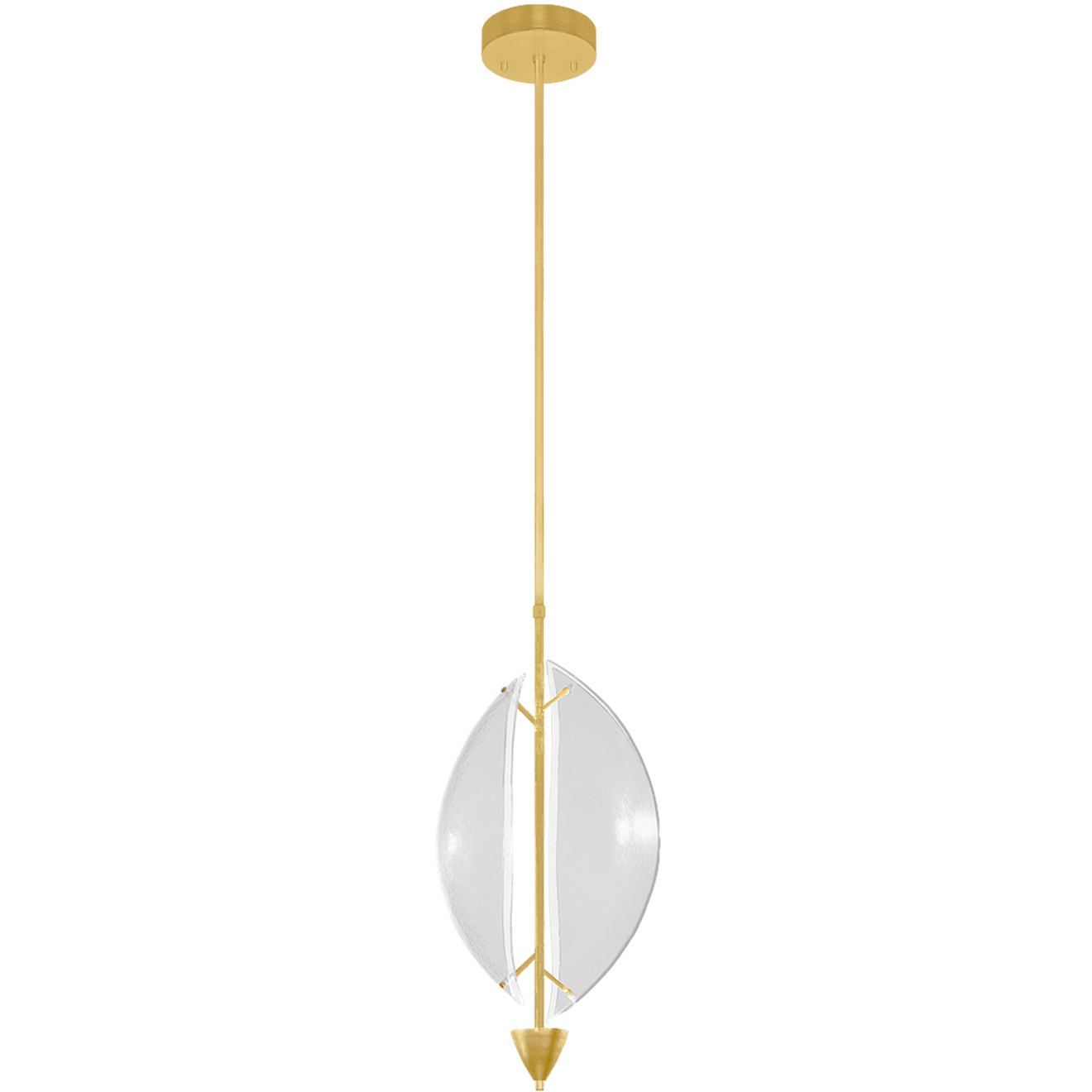 Embark 1 Light 11 inch Gold Pendant Ceiling Light