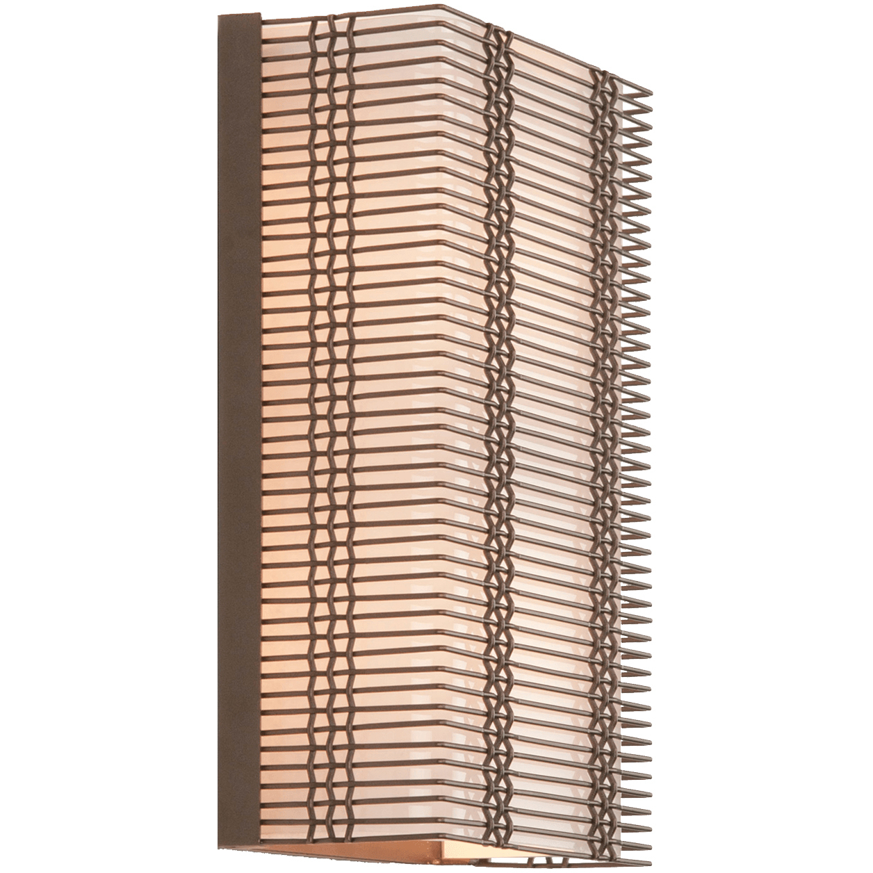 Downtown Mesh 2 Light 7.9 inch Graphite Cover Sconce Wall Light