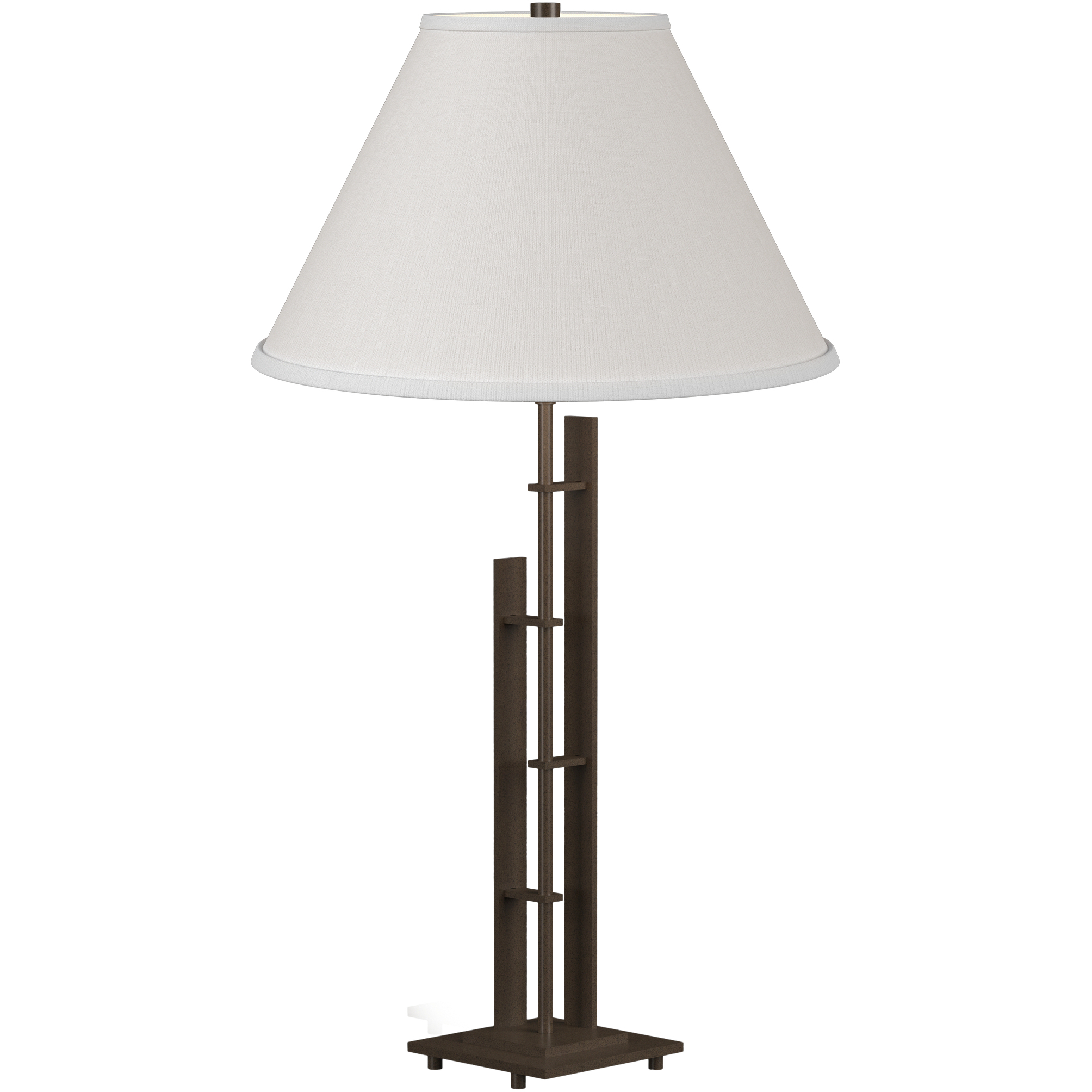 Metra Double 26.9 inch 150 watt Bronze Table Lamp Portable Light in Natural Anna