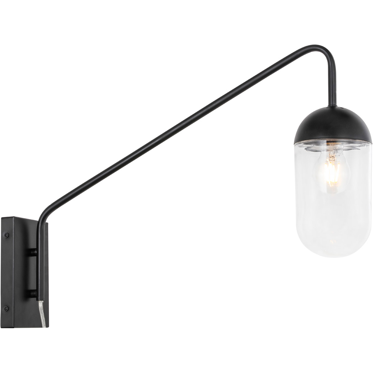 Kace 1 Light 4.8 inch Black Wall sconce Wall Light