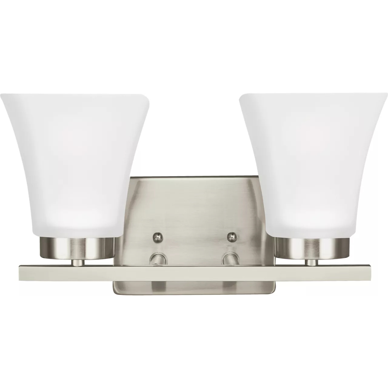 Bayfield 2 Light 13.25 inch Brushed Nickel Wall Bath Fixture Wall Light