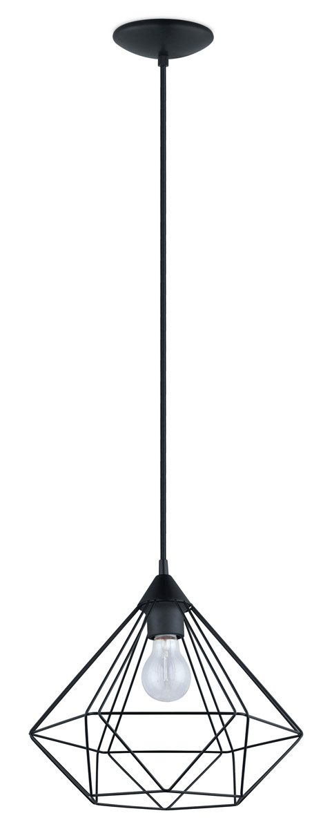 Tarbes 1 Light 12.88 inch Matte Black Pendant Ceiling Light