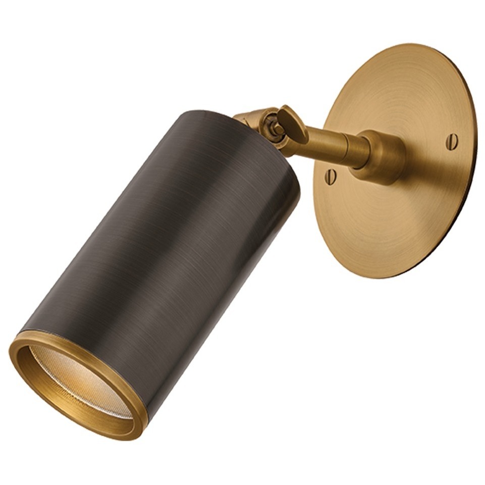 Caleb 1 Light 4.75 inch Patina Brass and Bronze Wall Sconce Wall Light