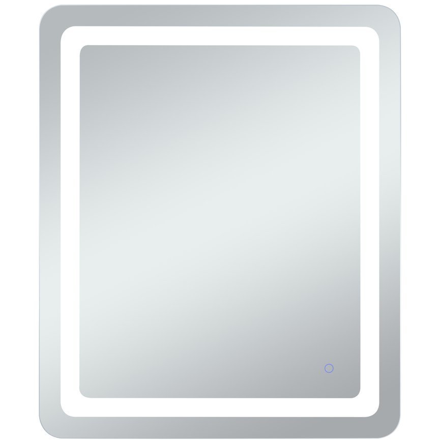 Genesis 36 X 30 inch Glossy White LED Mirror