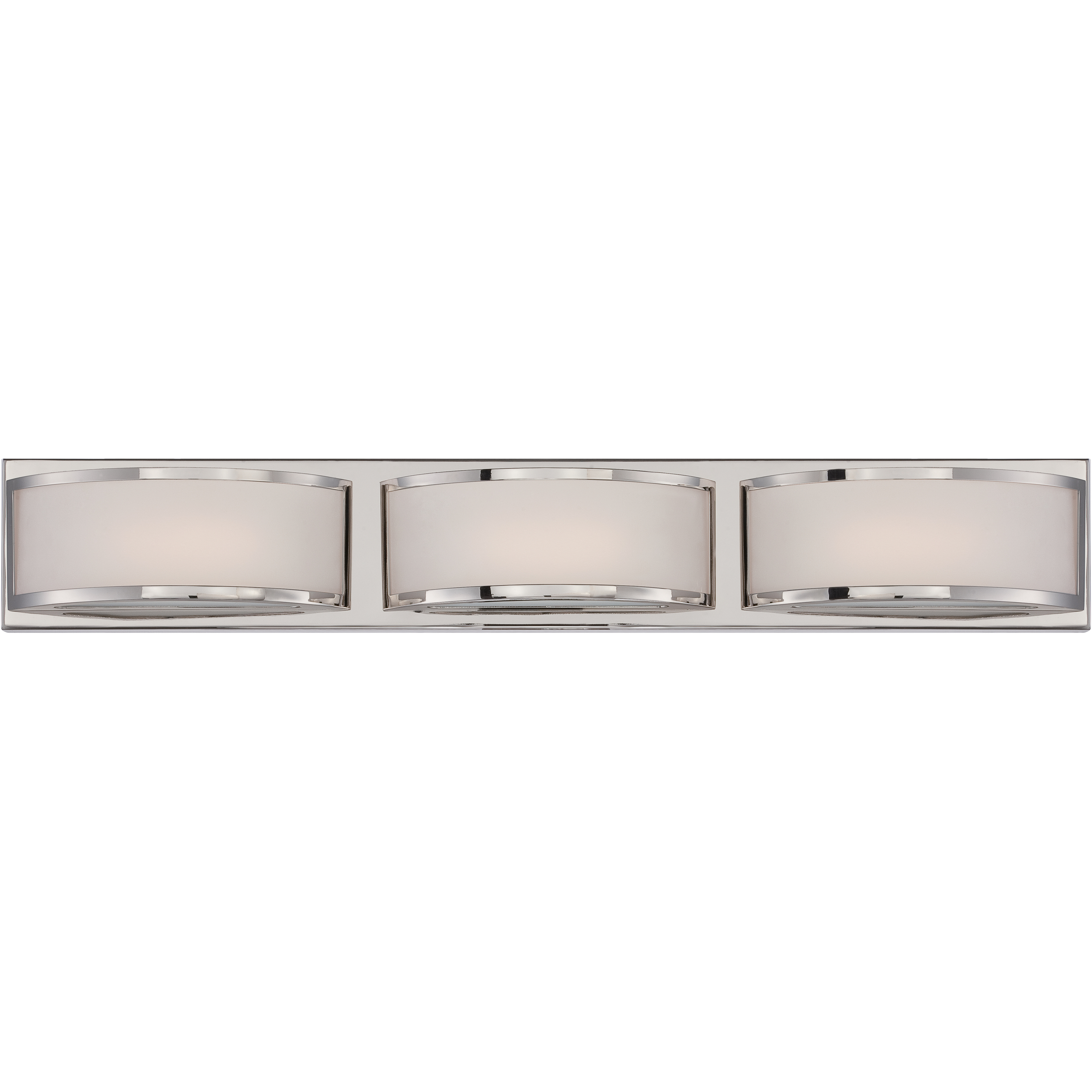 Mercer LED 28 inch Polished Nickel Vanity Light Wall Light