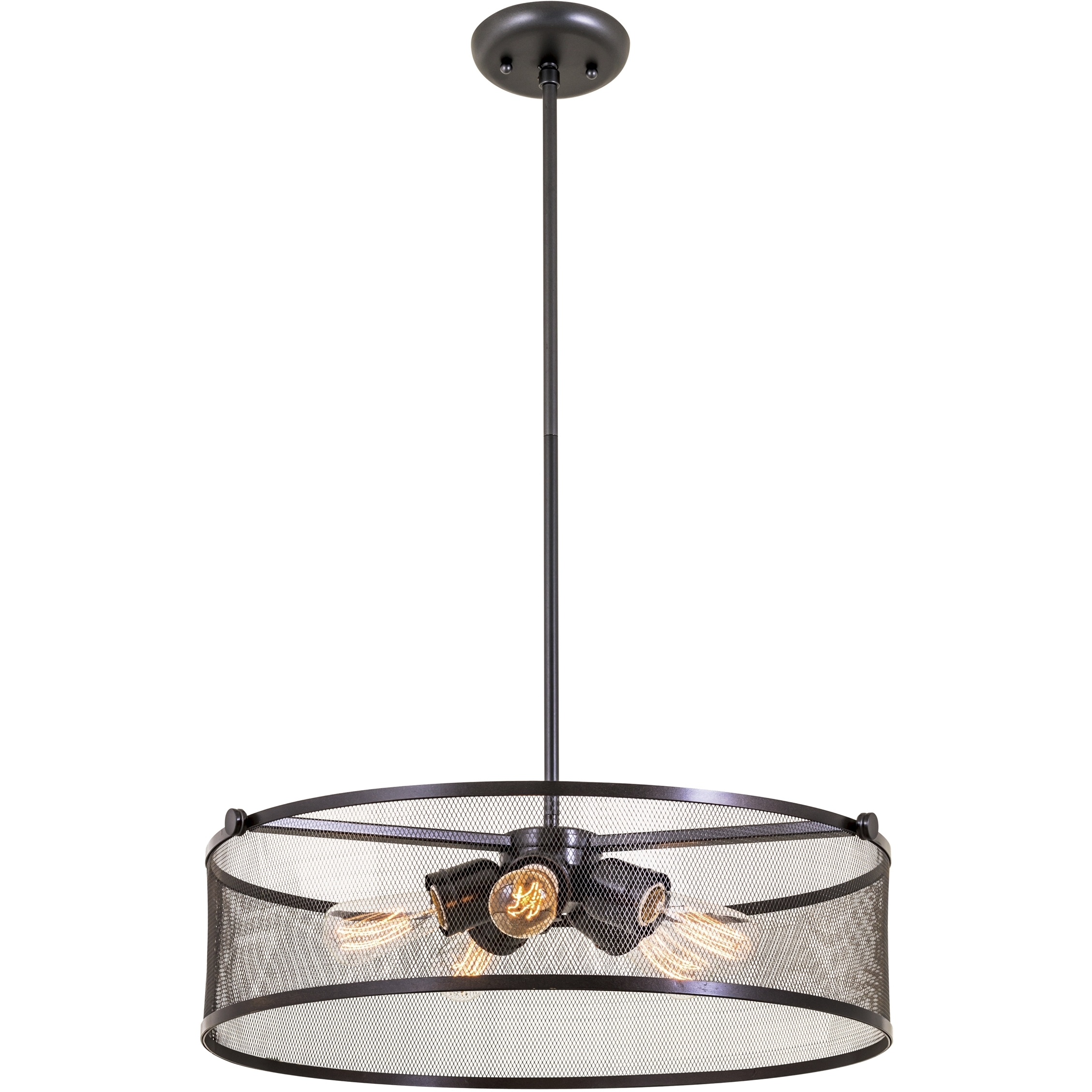 Gastown 5 Light 20 inch Graphite Net Pendant Ceiling Light