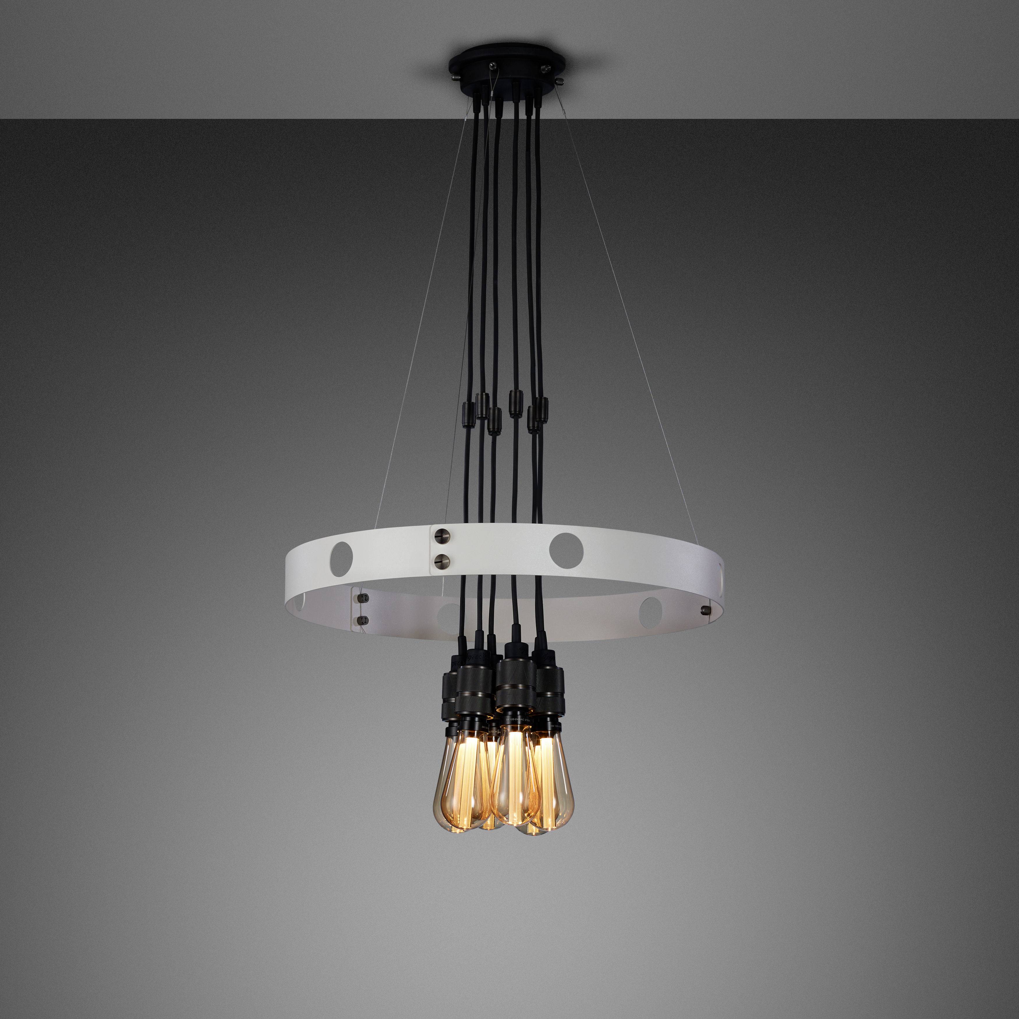 Hero LED 31.5 inch Stone / Smoked Bronze Chandelier Ceiling Light