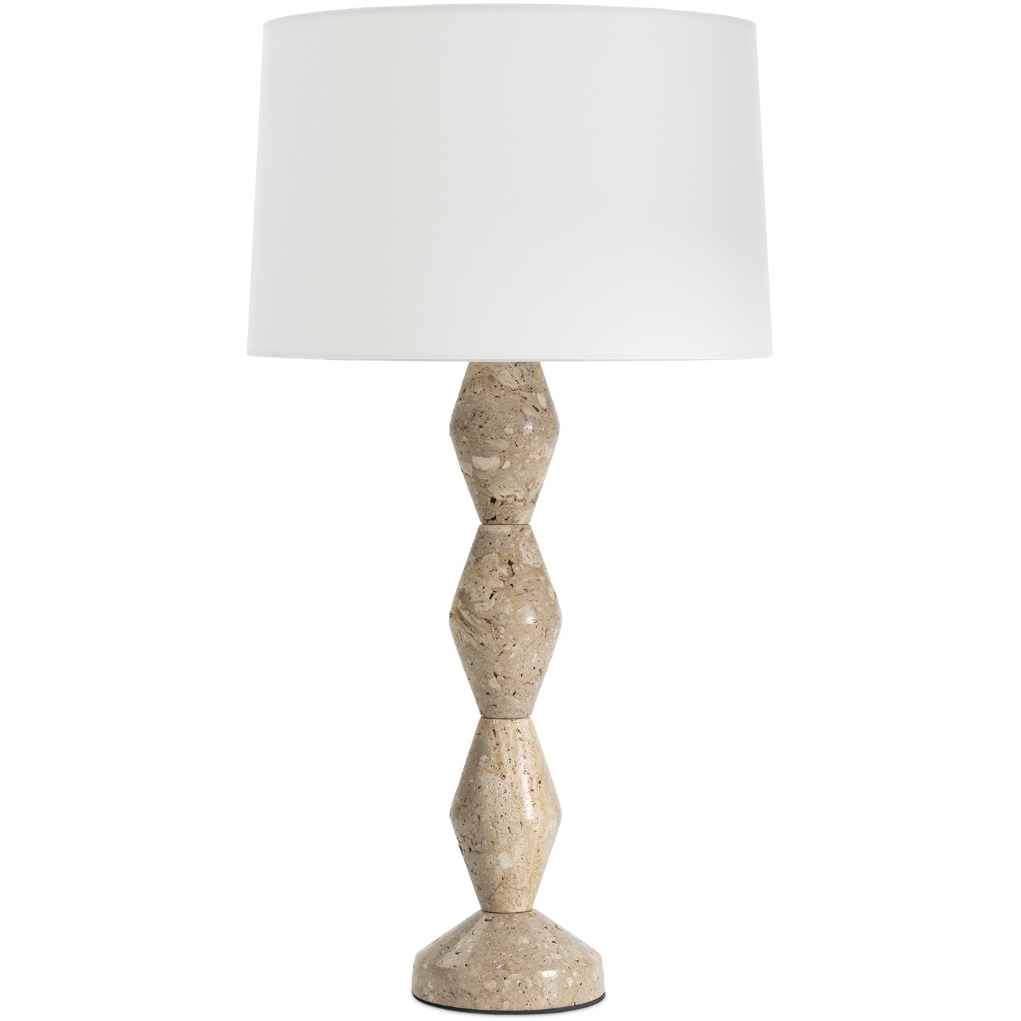 Crew 30 inch 150.00 watt Natural Stone Buffet Lamp Portable Light