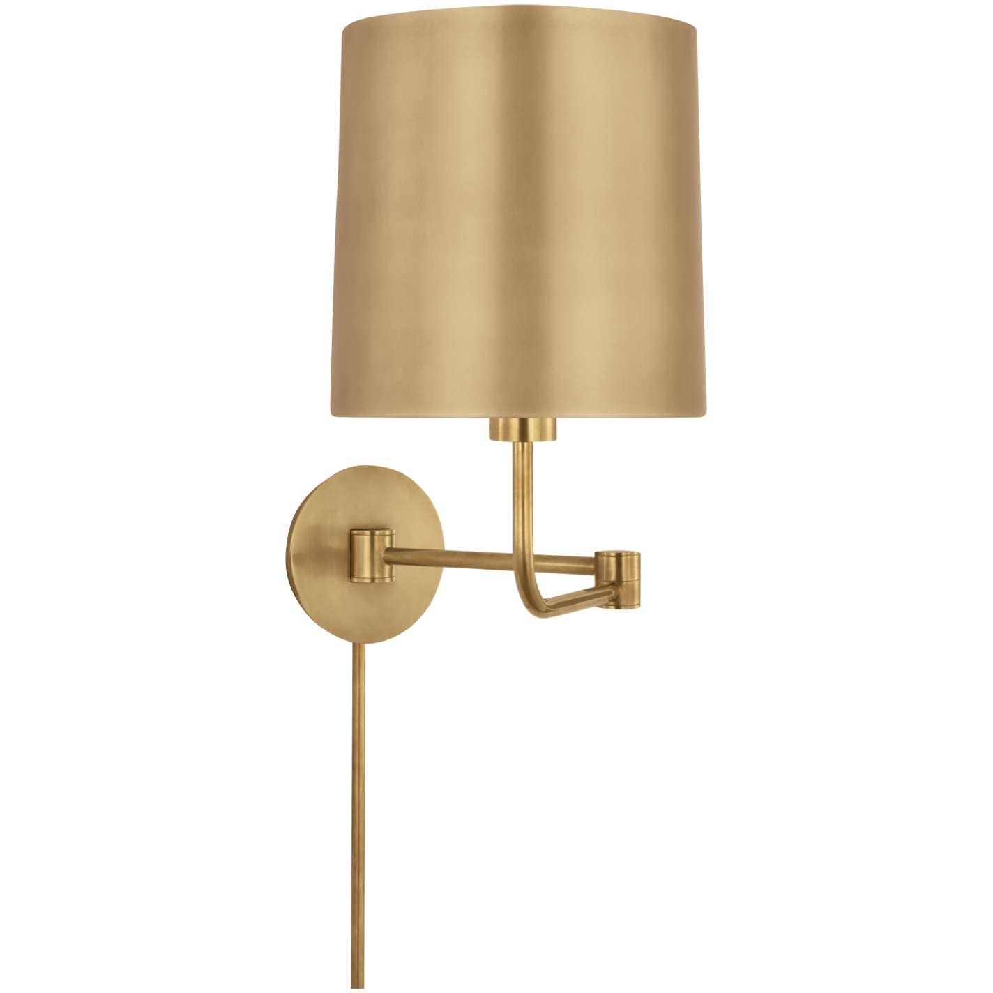 Barbara Barry Go Lightly 8.75 inch 15 watt Soft Brass Swing Arm Wall Light