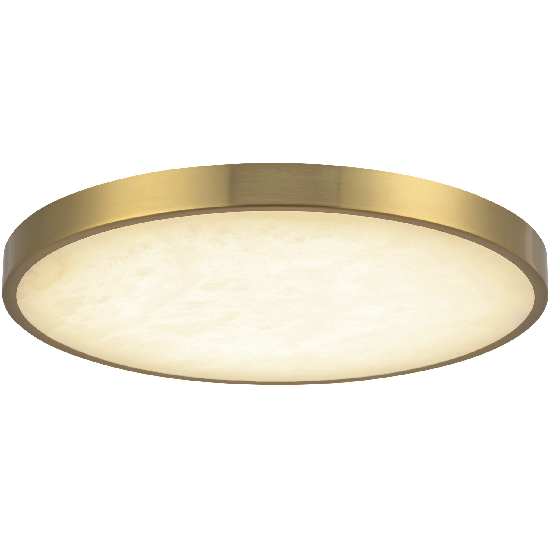 Alora Mood Evelyn 11.88 inch Brushed Gold and Alabaster Flush Mount Ceiling Light
