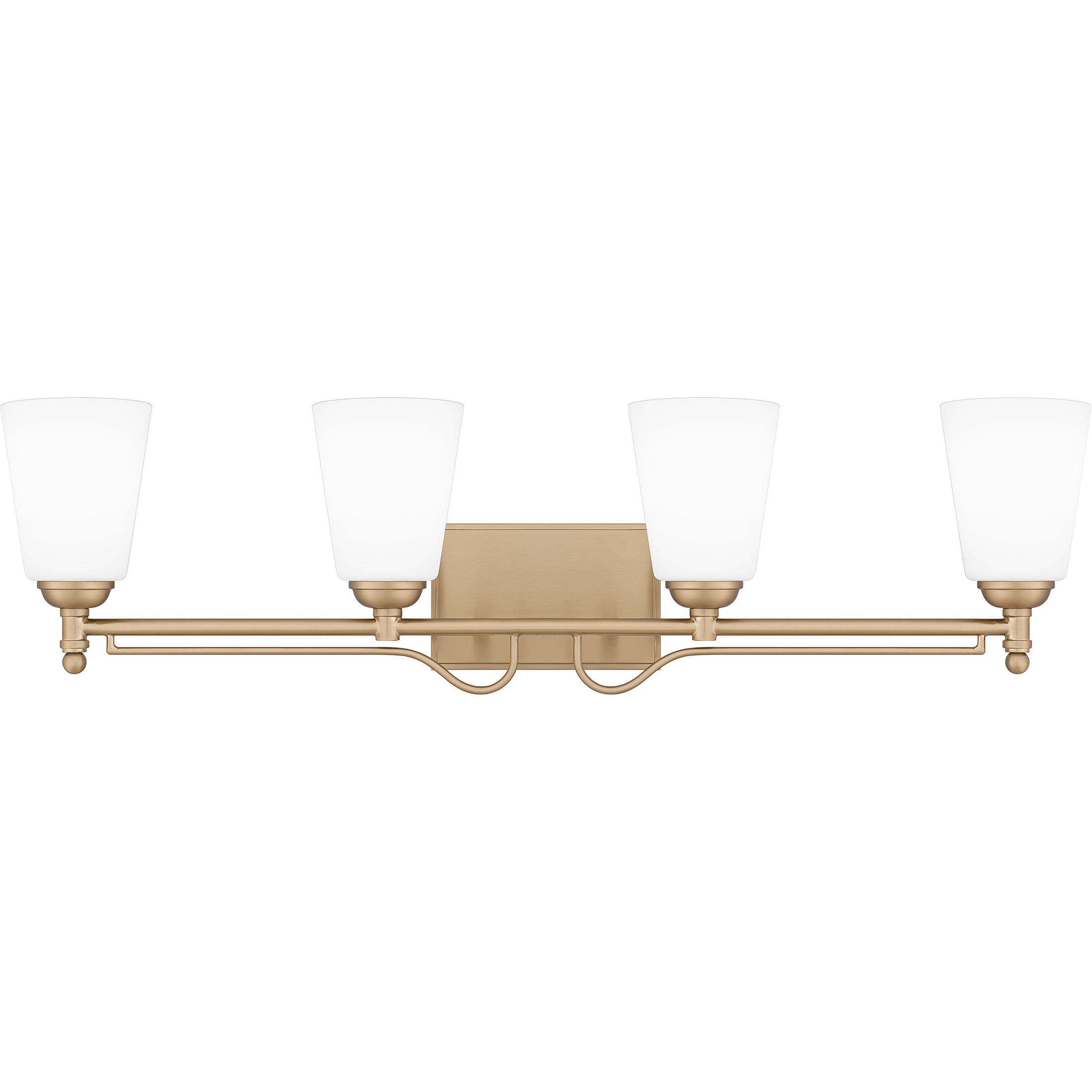 Esther 4 Light 32 inch Bronze Gold Bath Light Wall Light, Extra Large