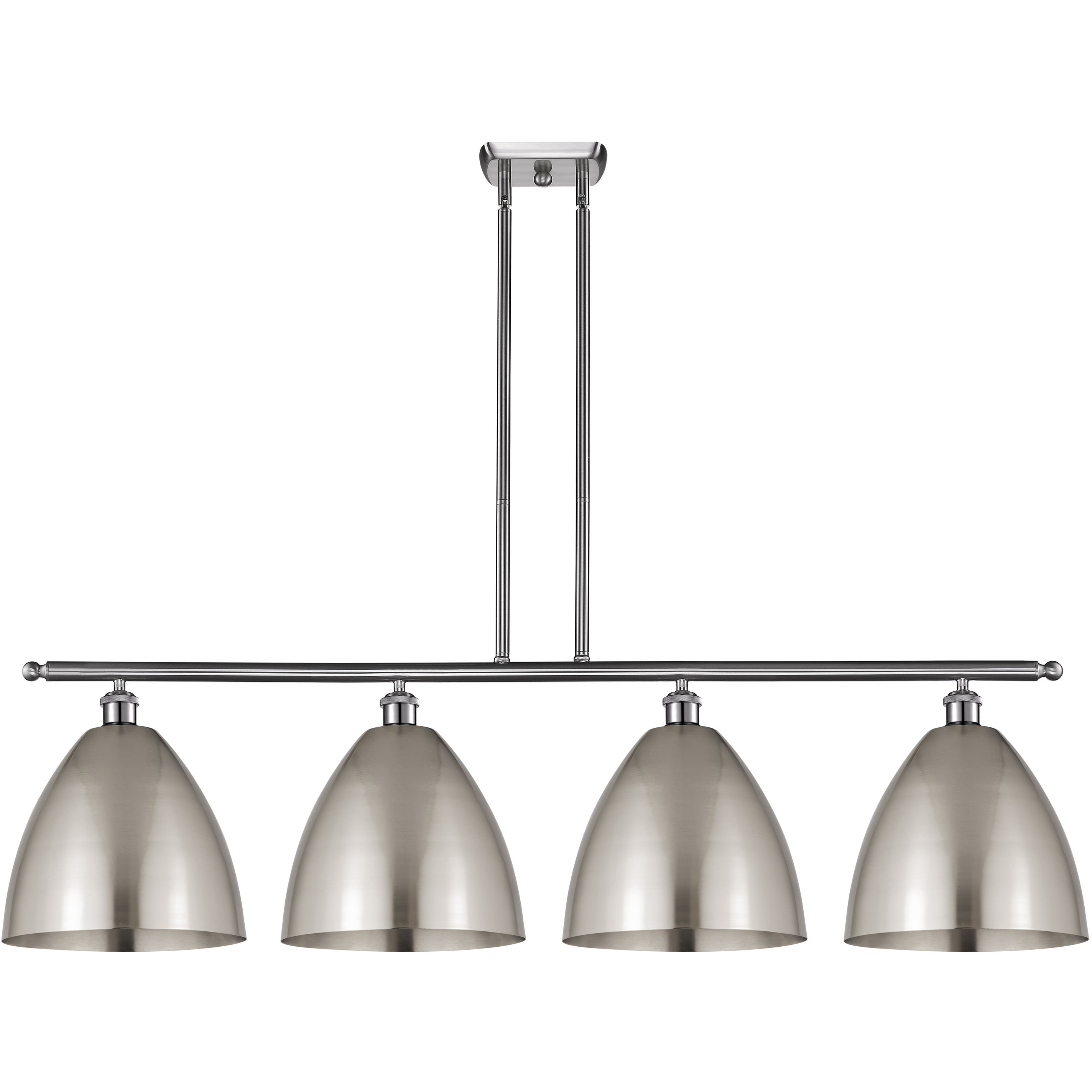 Ballston Dome 4 Light 50 inch Brushed Satin Nickel Island Light Ceiling Light