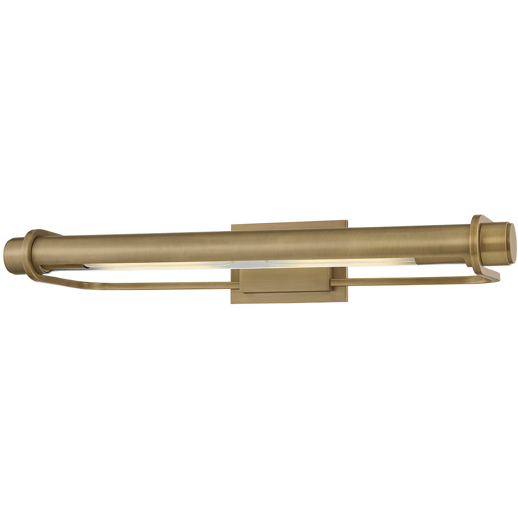 Caspian 30 watt 26 inch Patina Brass Picture Light Wall Light