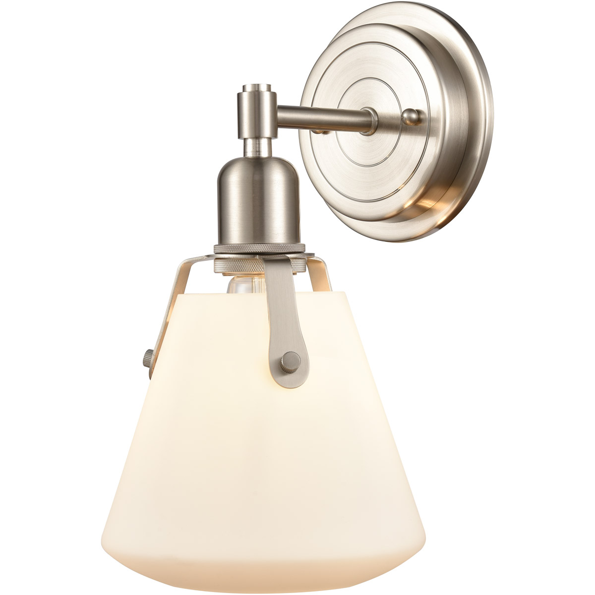 Luna LED 7 inch Satin Nickel Bath Vanity Light Wall Light