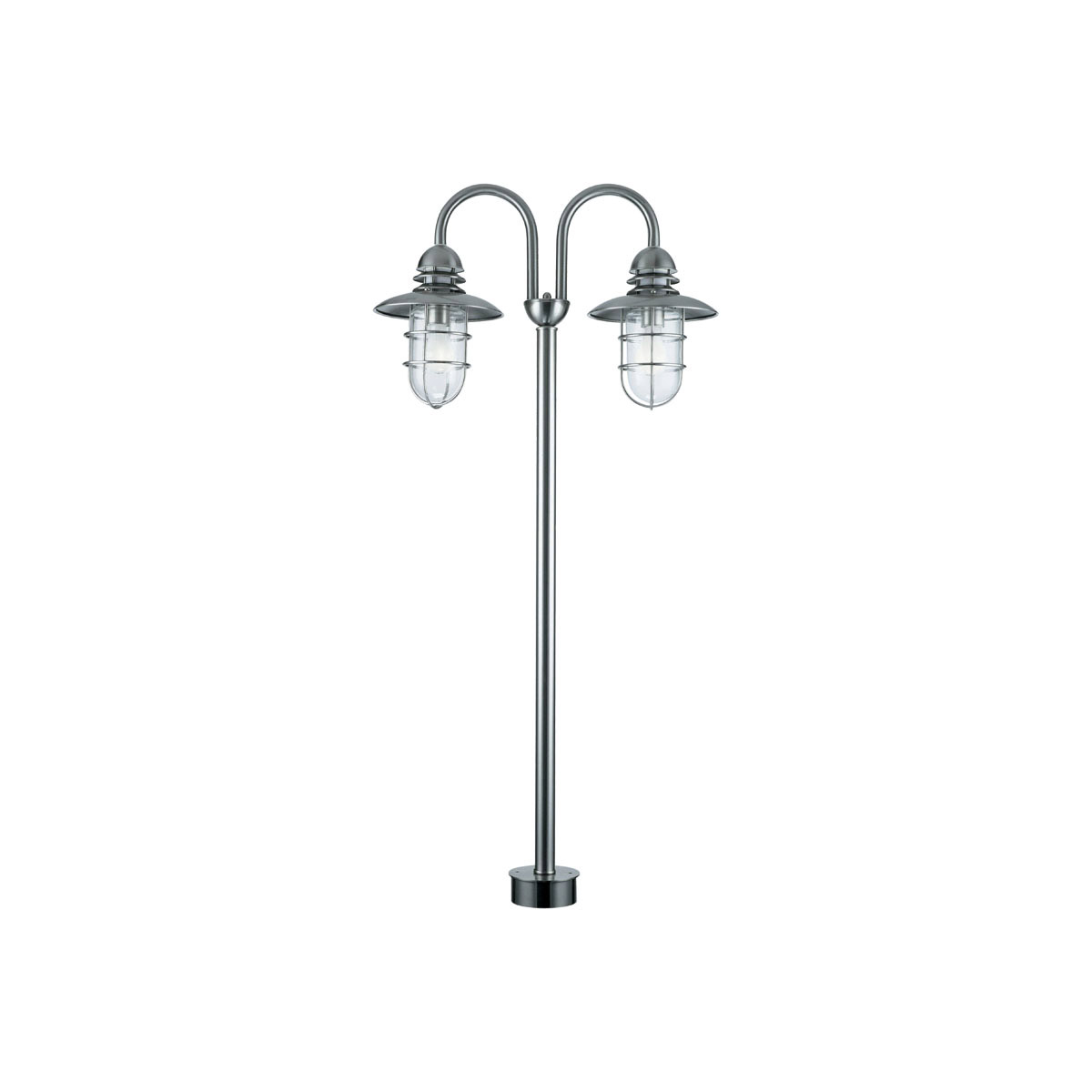 Lamppost 49 inch 60 watt Stainless Steel Floor Lamp Portable Light