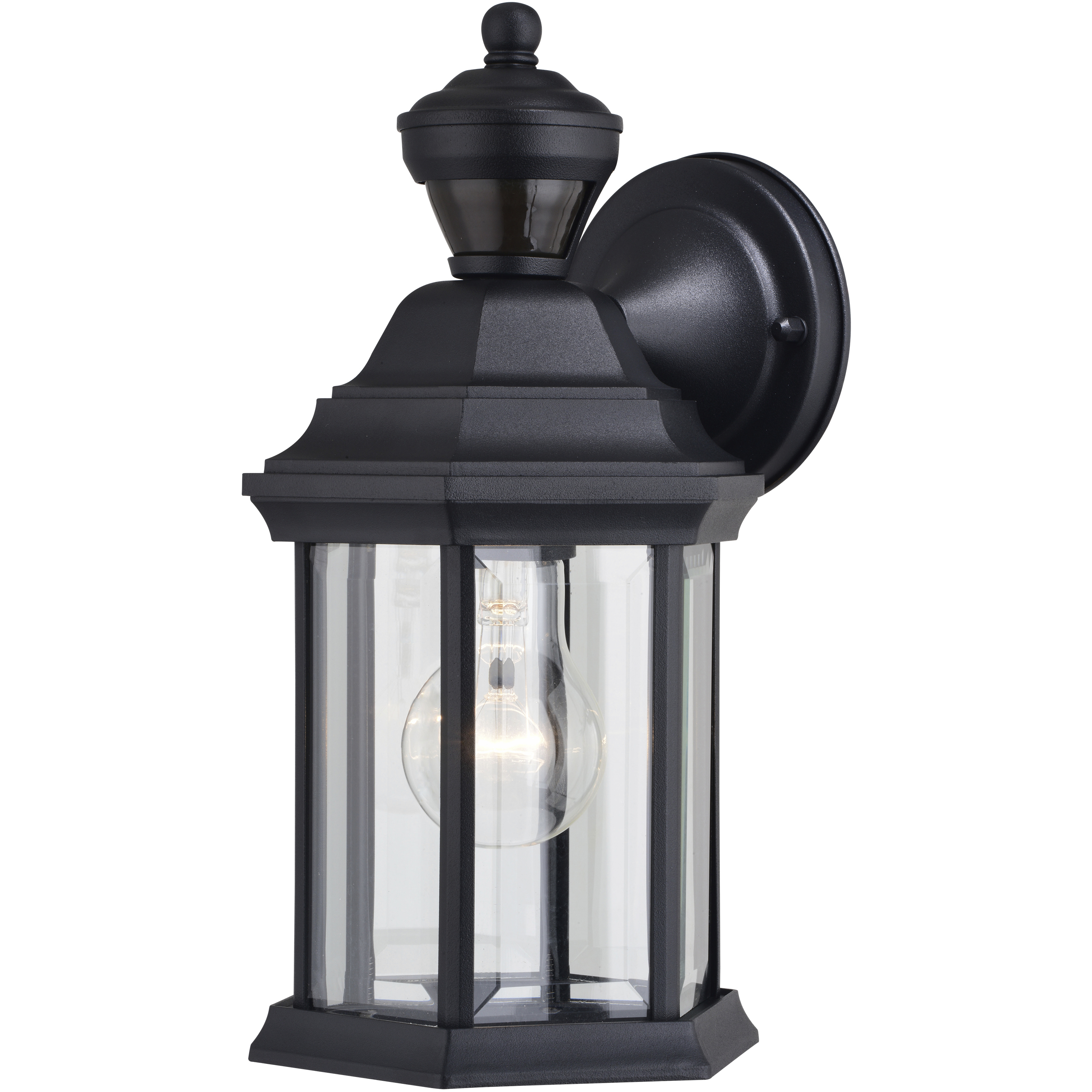 Auburn Textured Black Outdoor Motion Sensor
