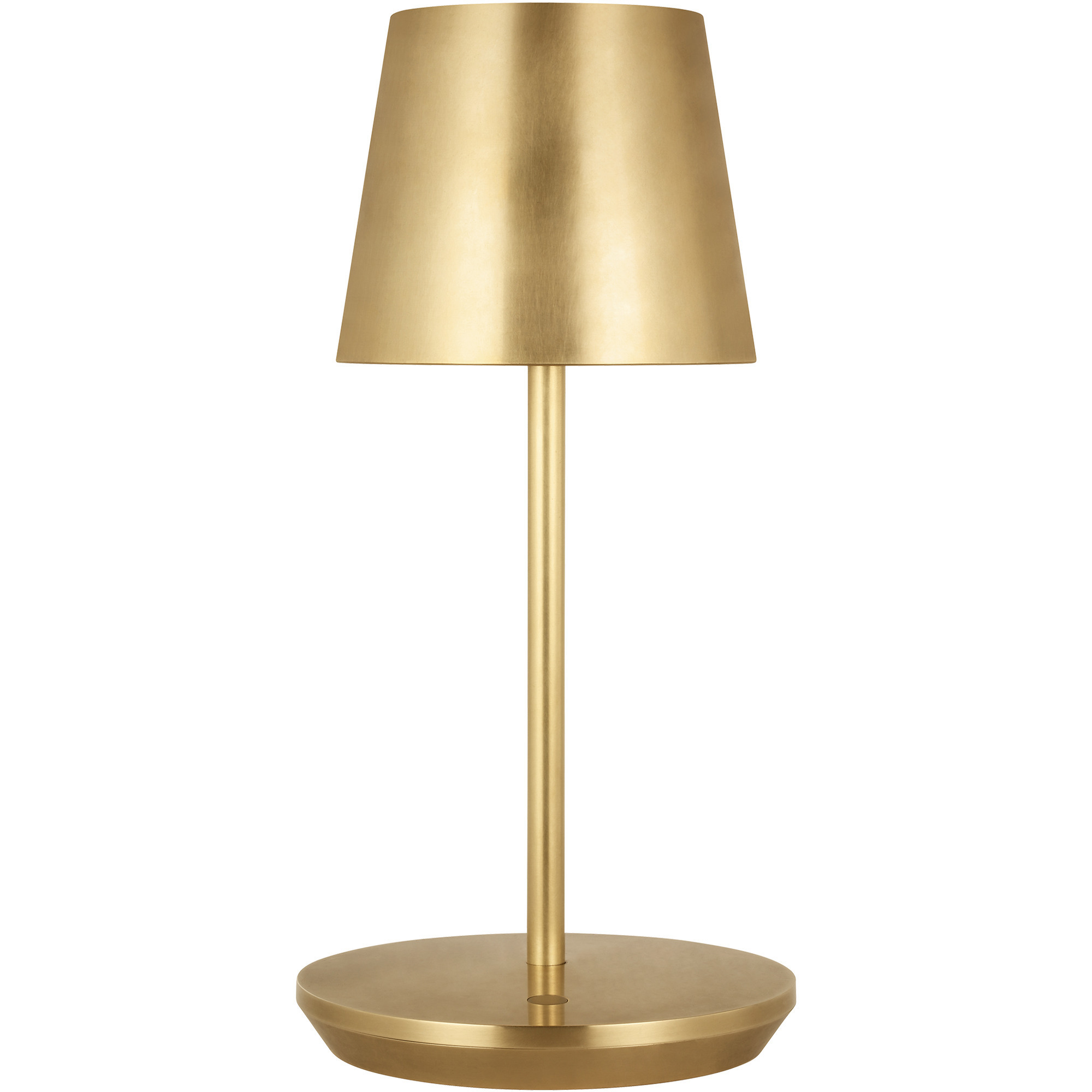 Sean Lavin Nevis 10.5 inch 2.4 watt Hand Rubbed Antique Brass Rechargeable Table Lamp Portable Light