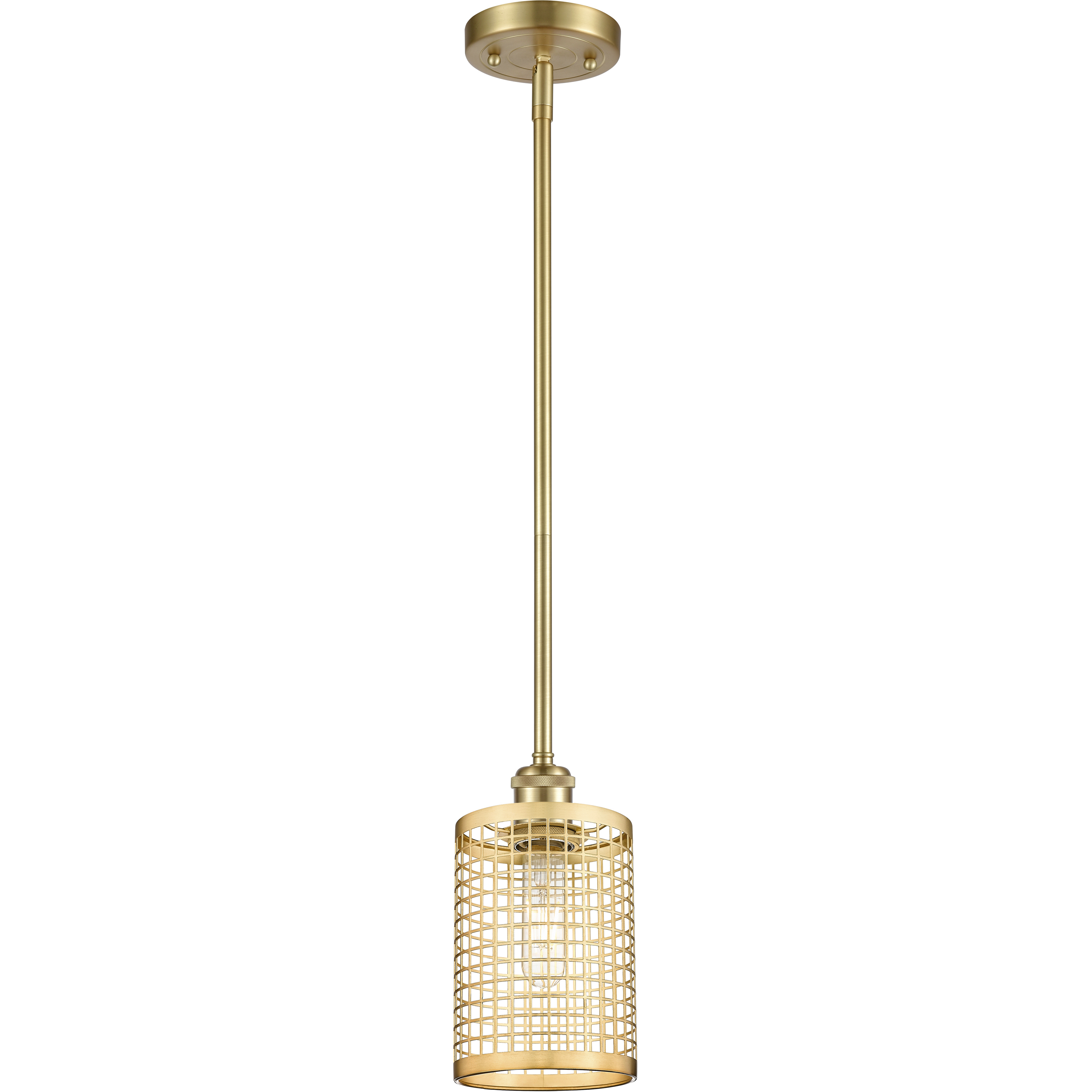 Nestbrook 1 Light 4.75 inch Satin Gold Pendant Ceiling Light