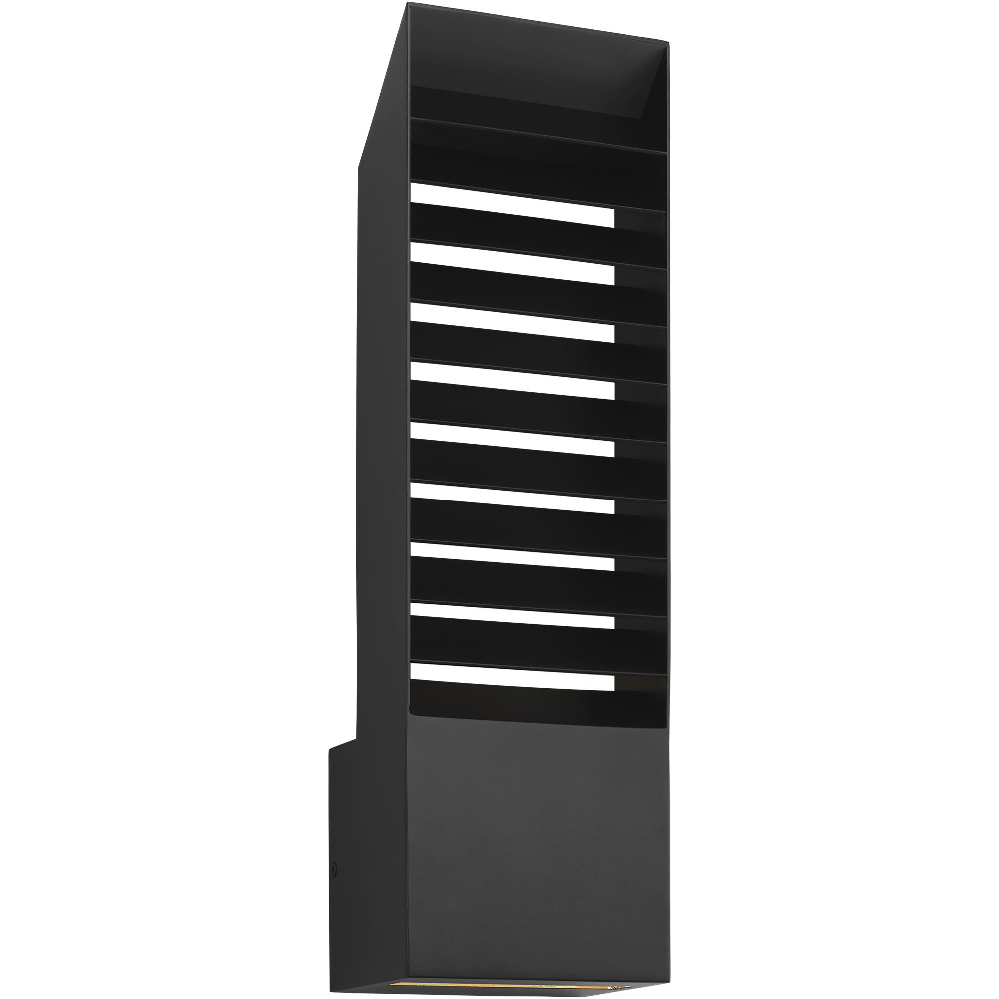 Kelly by Kelly Wearstler Lamel LED 19 inch Outdoor Black Outdoor Wall Lantern