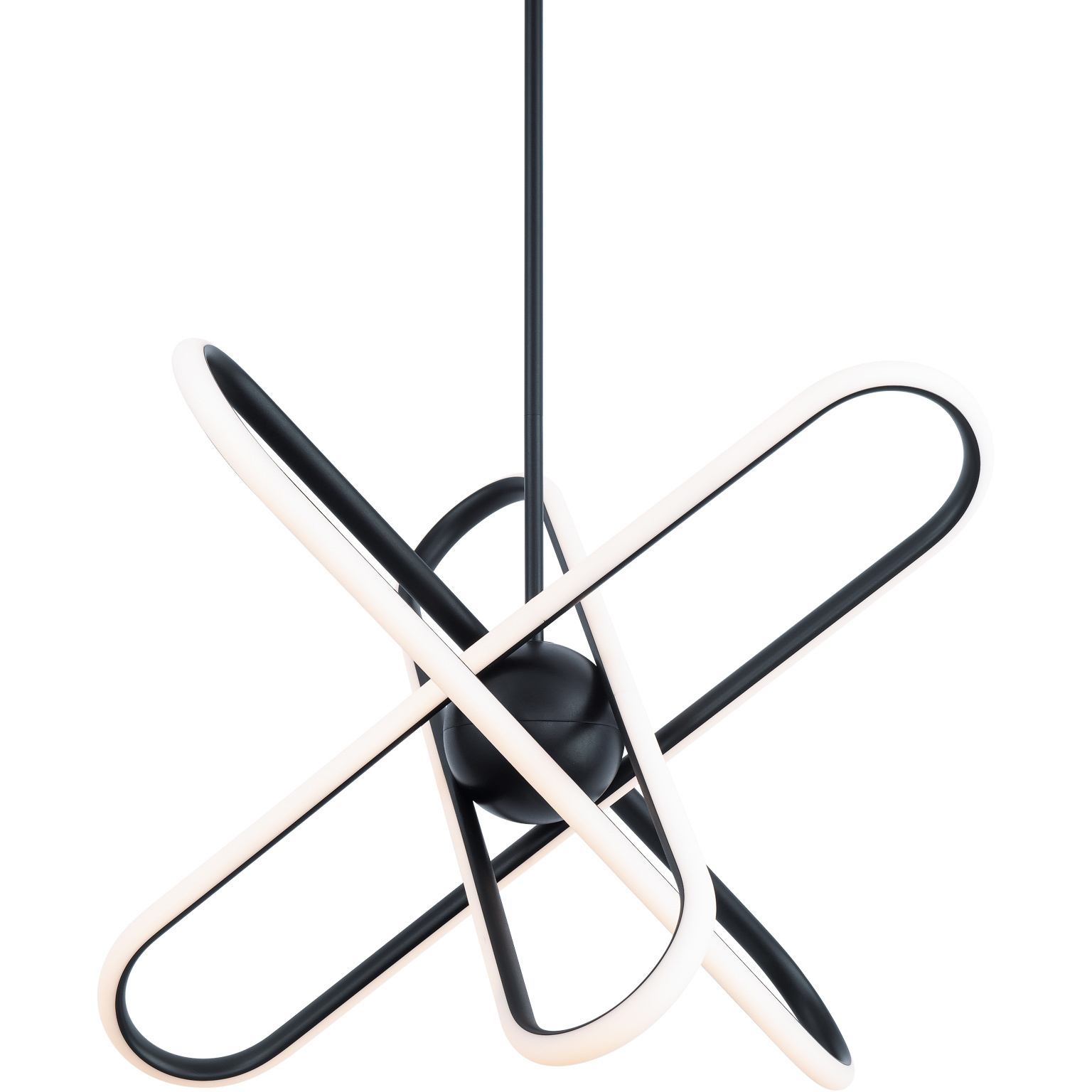 Valerius LED 21 inch Black Pendant Ceiling Light, dweLED
