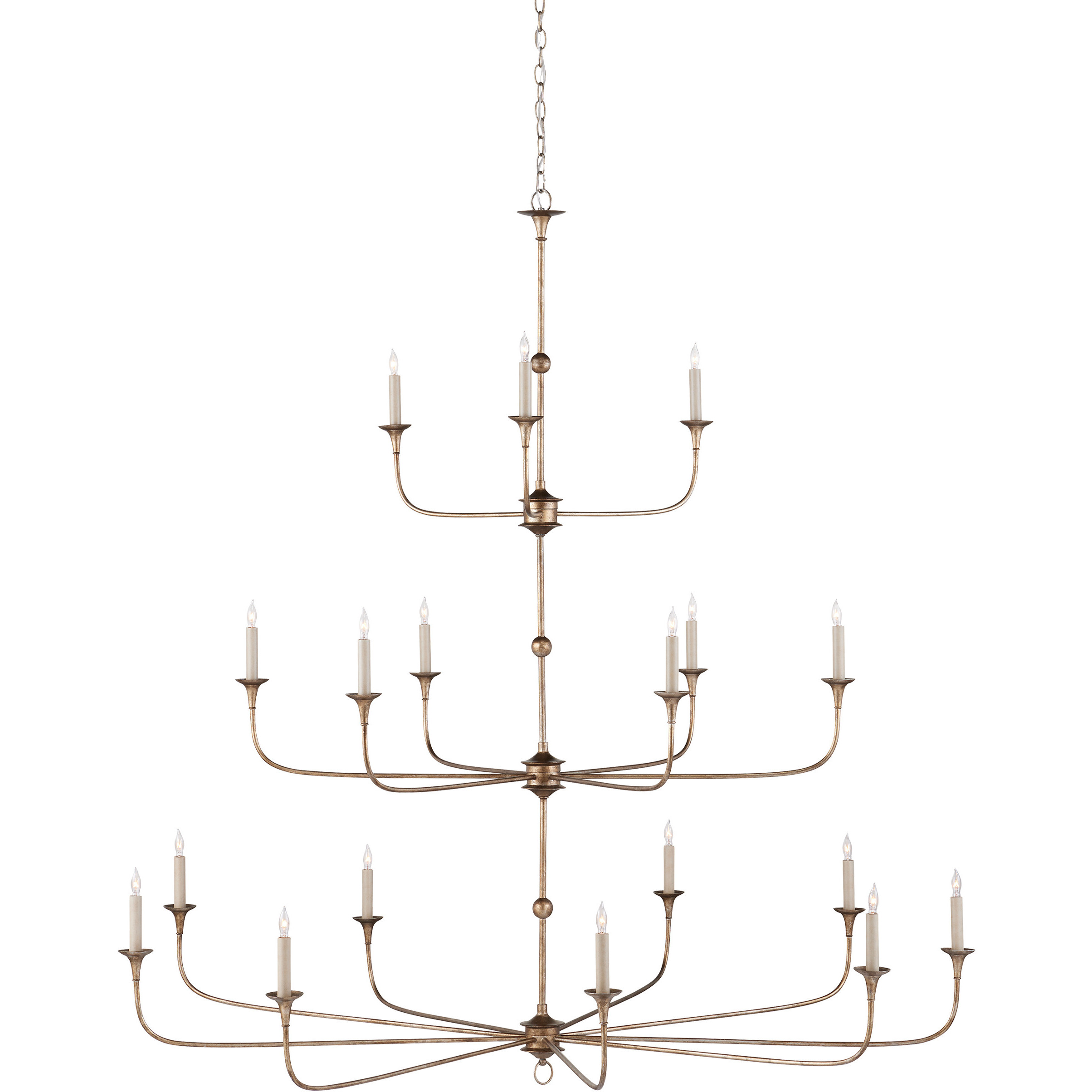 Nottaway 18 Light 60 inch Pyrite Bronze Chandelier Ceiling Light, Grande